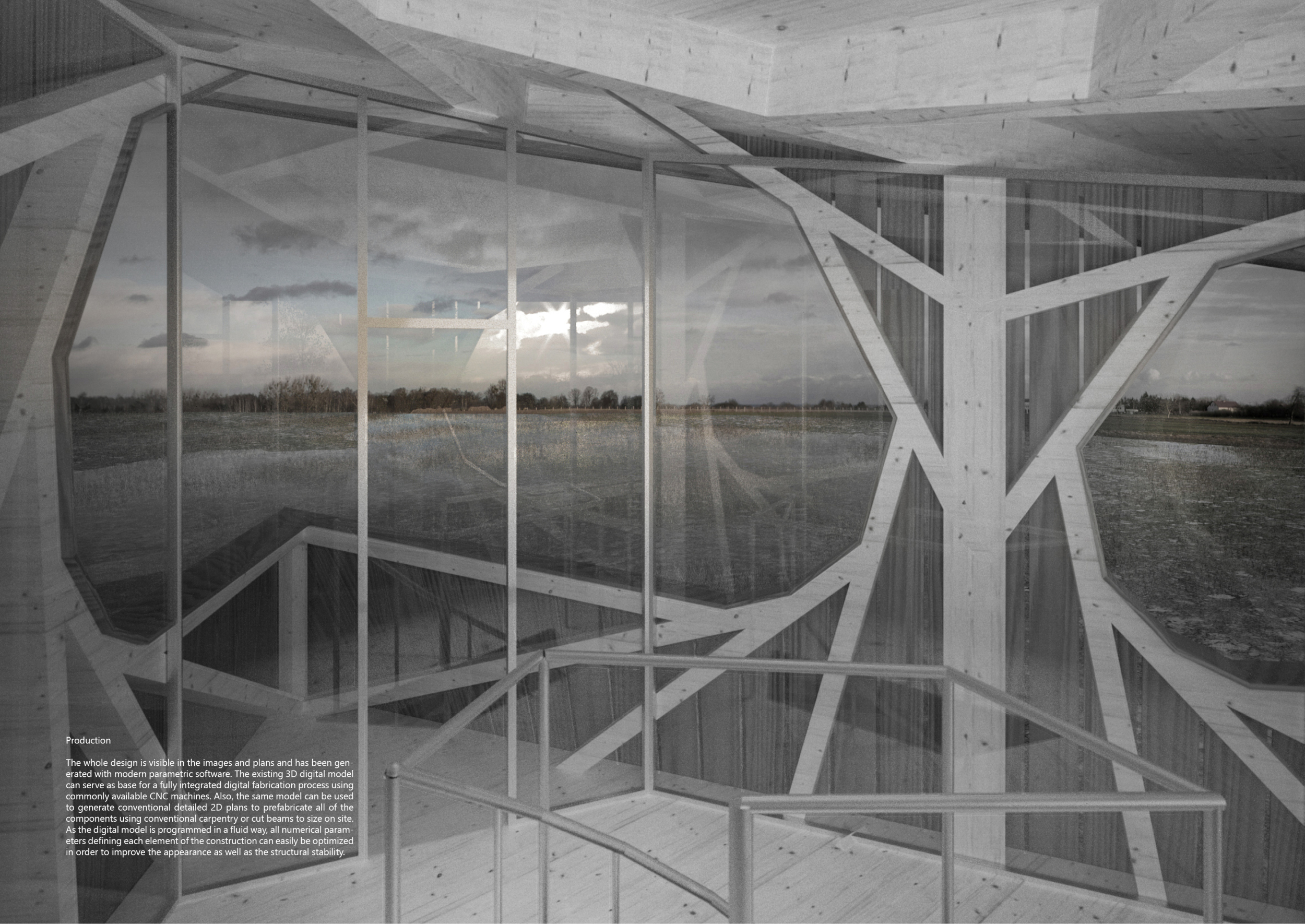 Architecture project // Spiral Platforms Crafted from Sustainable ...