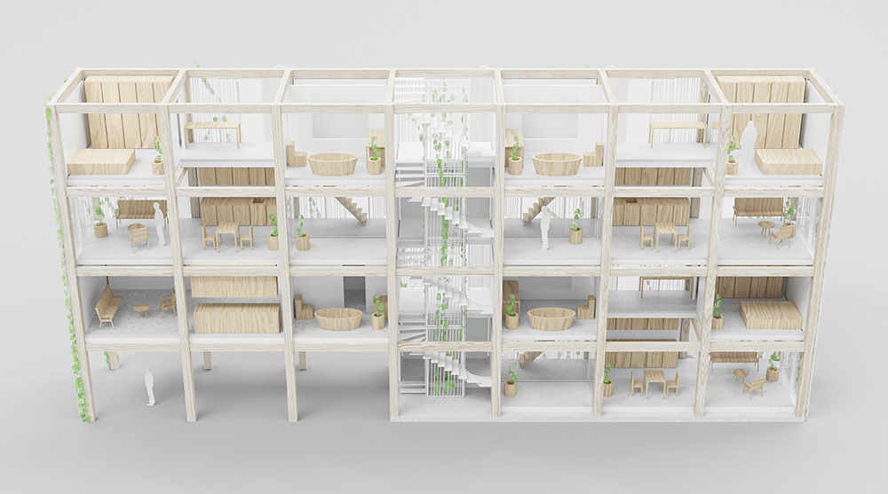 Architecture competition "London Affordable Housing Challenge" Green ...