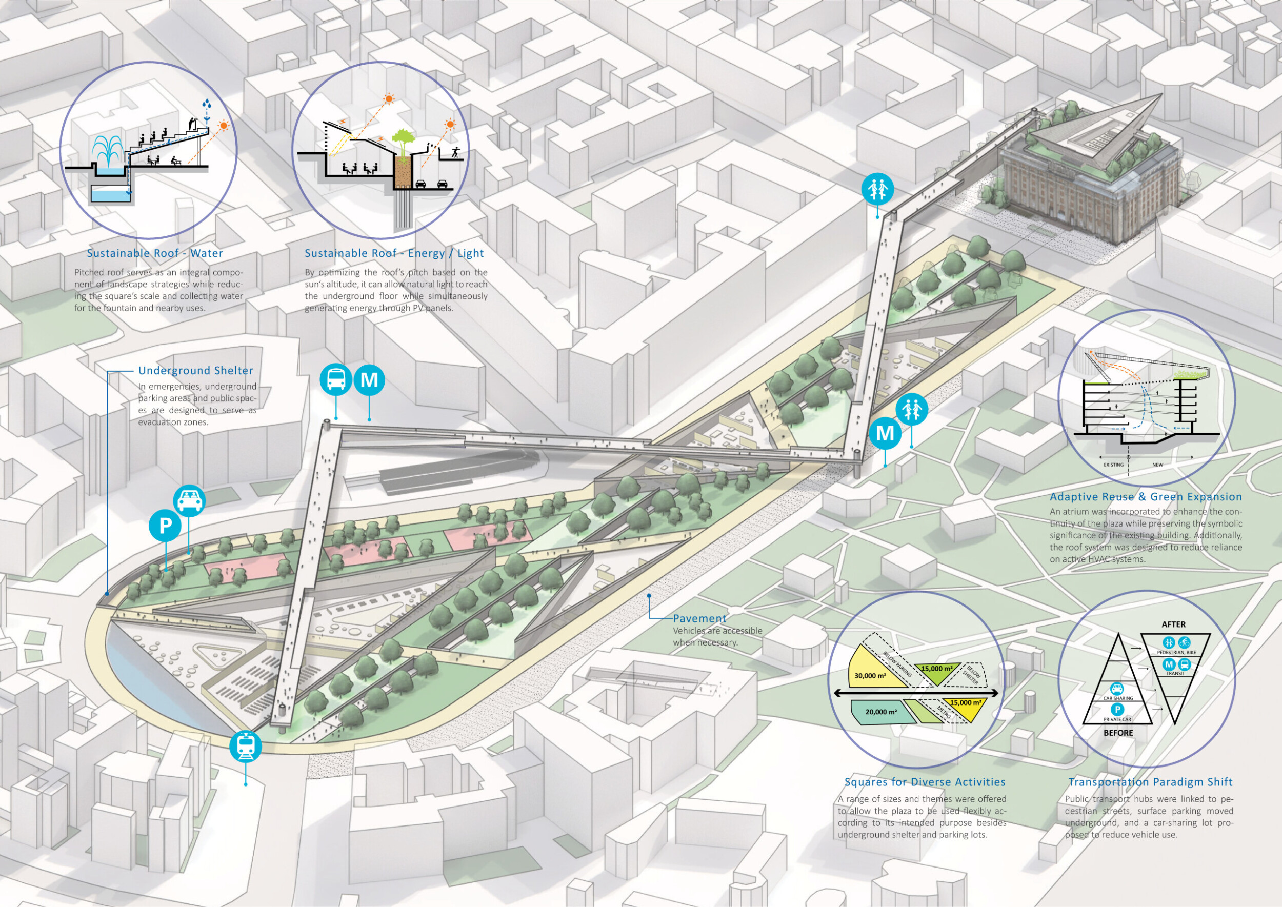 Architecture projects - elevated pathways // Buildner