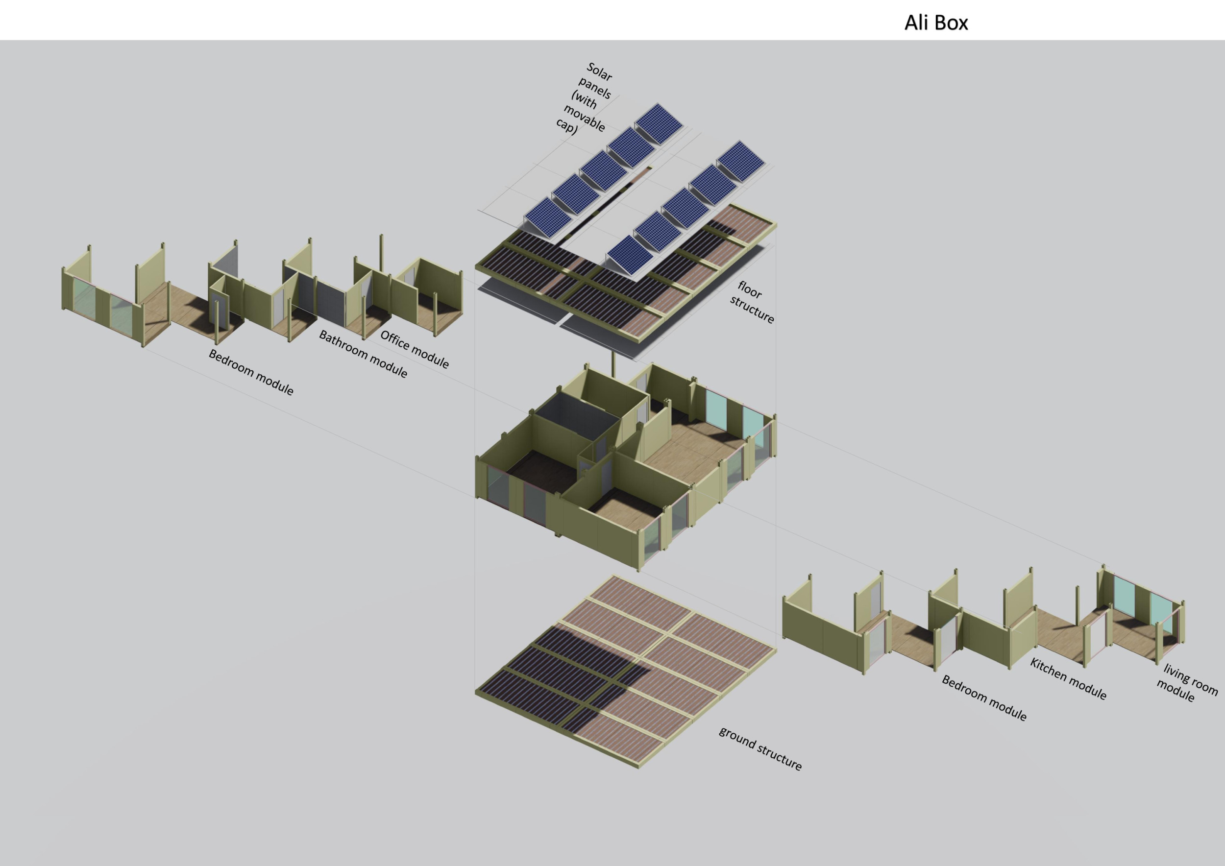 Movable Module Architecture project // Modular Living with Movable Walls and ...