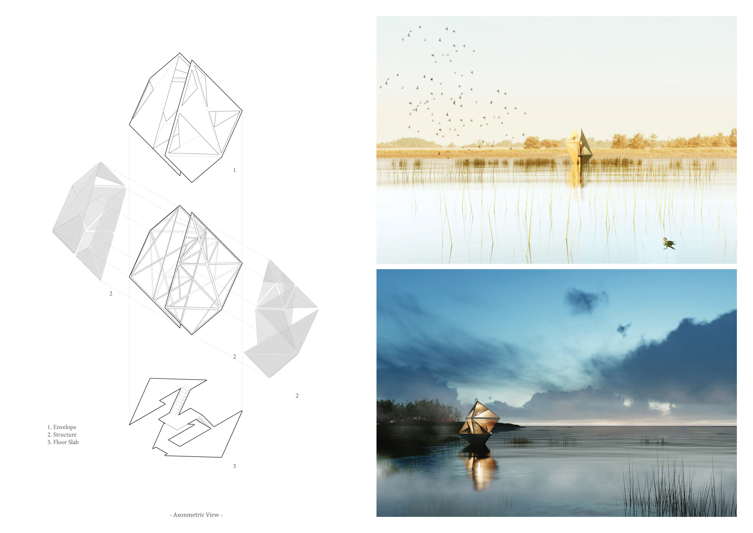 Architecture project // Biomimetic Pyramidal Structure Featuring Native ...