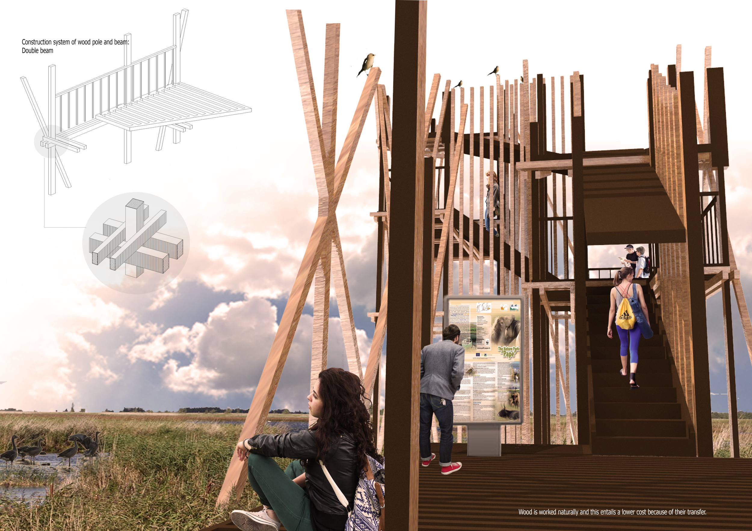 Architecture project // Elevated Viewing Platforms Crafted from ...