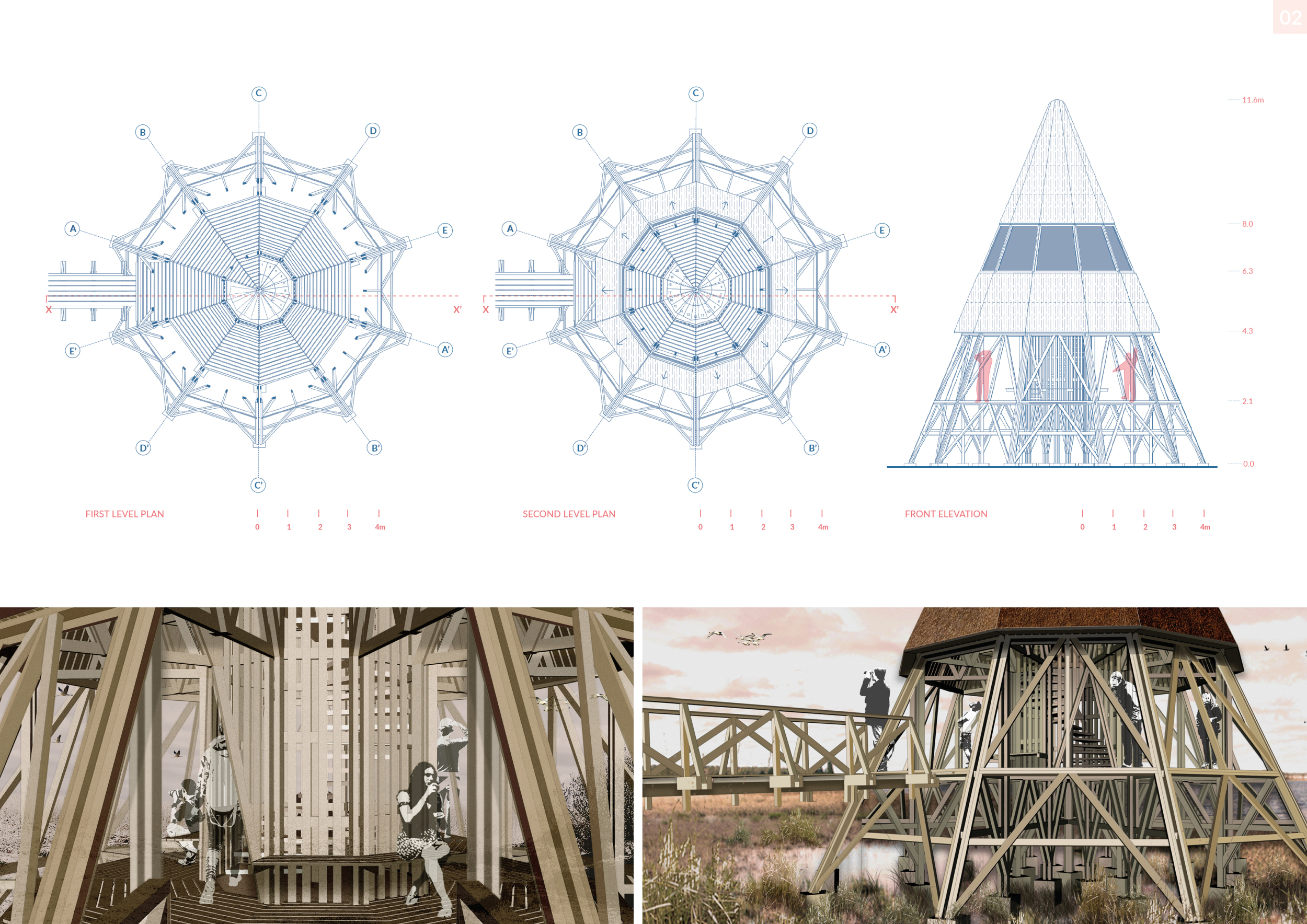 Architecture project // Conical Structure Crafted with Woven Textiles ...