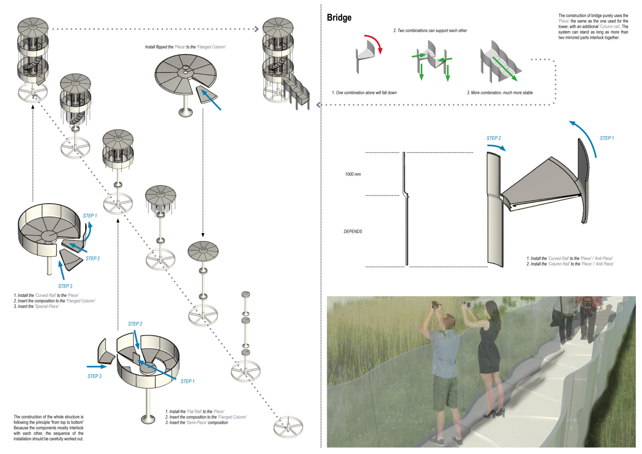 Architecture project // Floating Observation Tower Constructed with ...
