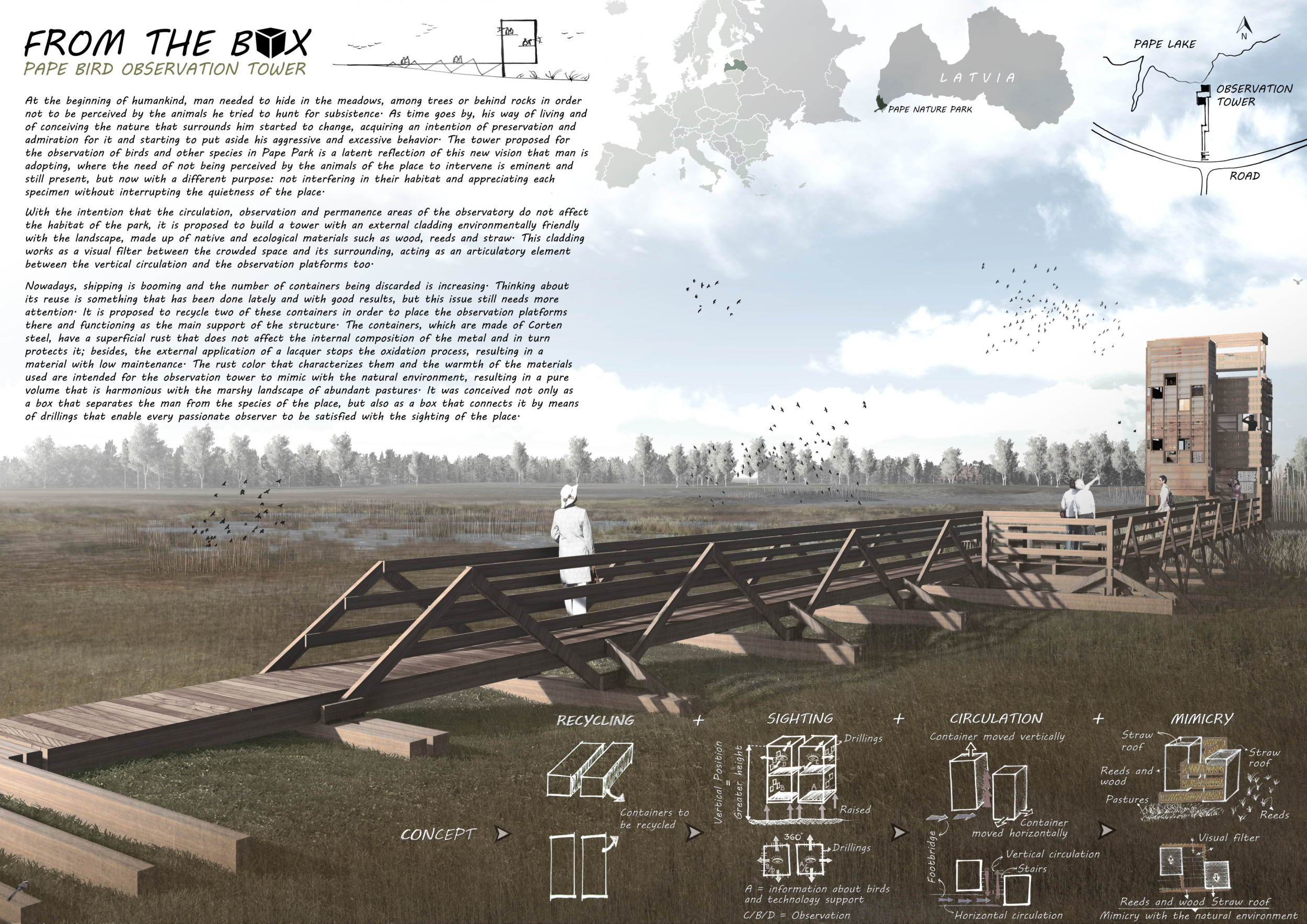 Architecture project // Charred Wooden Shingles and Vertical Gardens ...