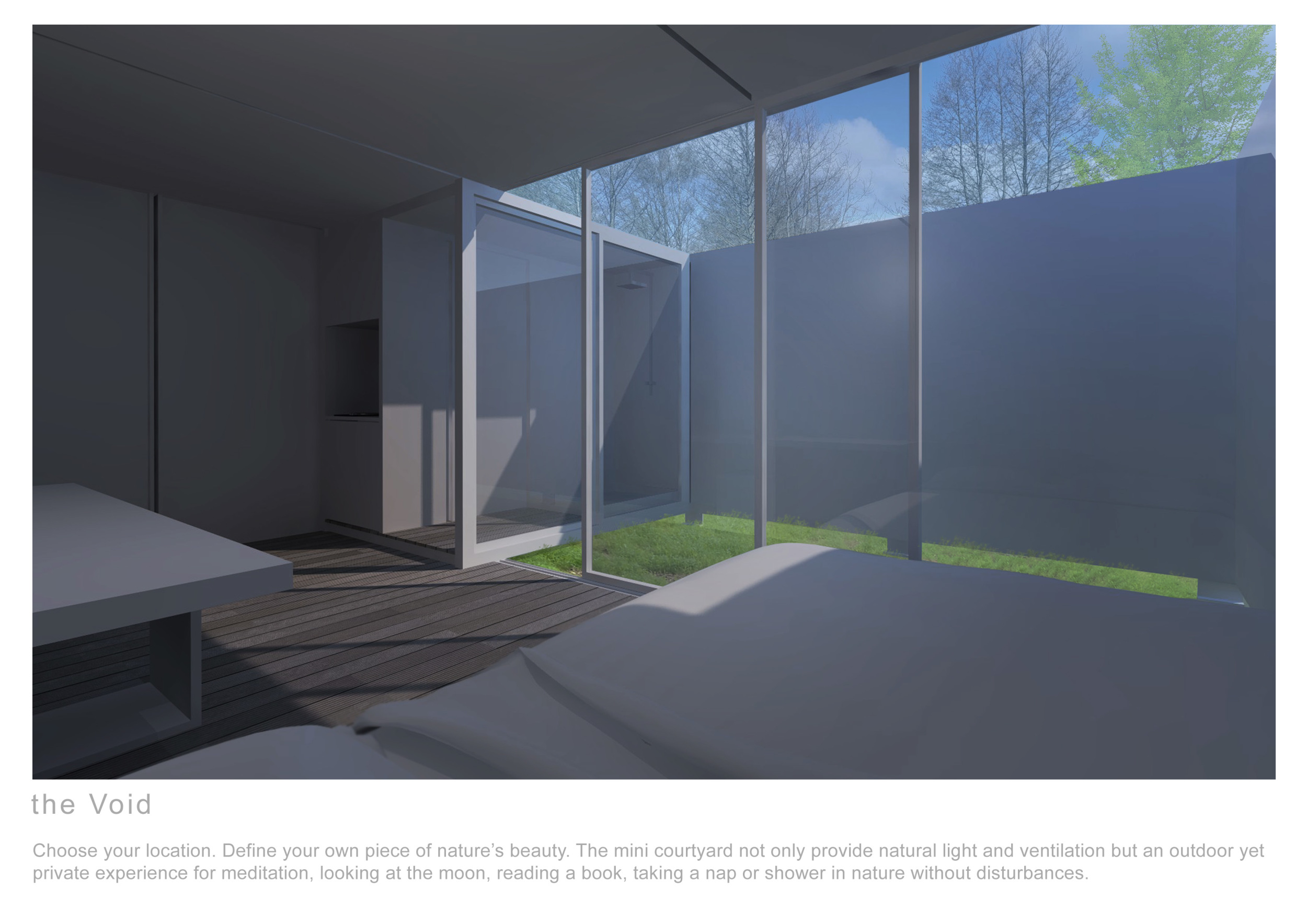 Architecture project // Corrugated Sanctuary Built for Reflection and ...