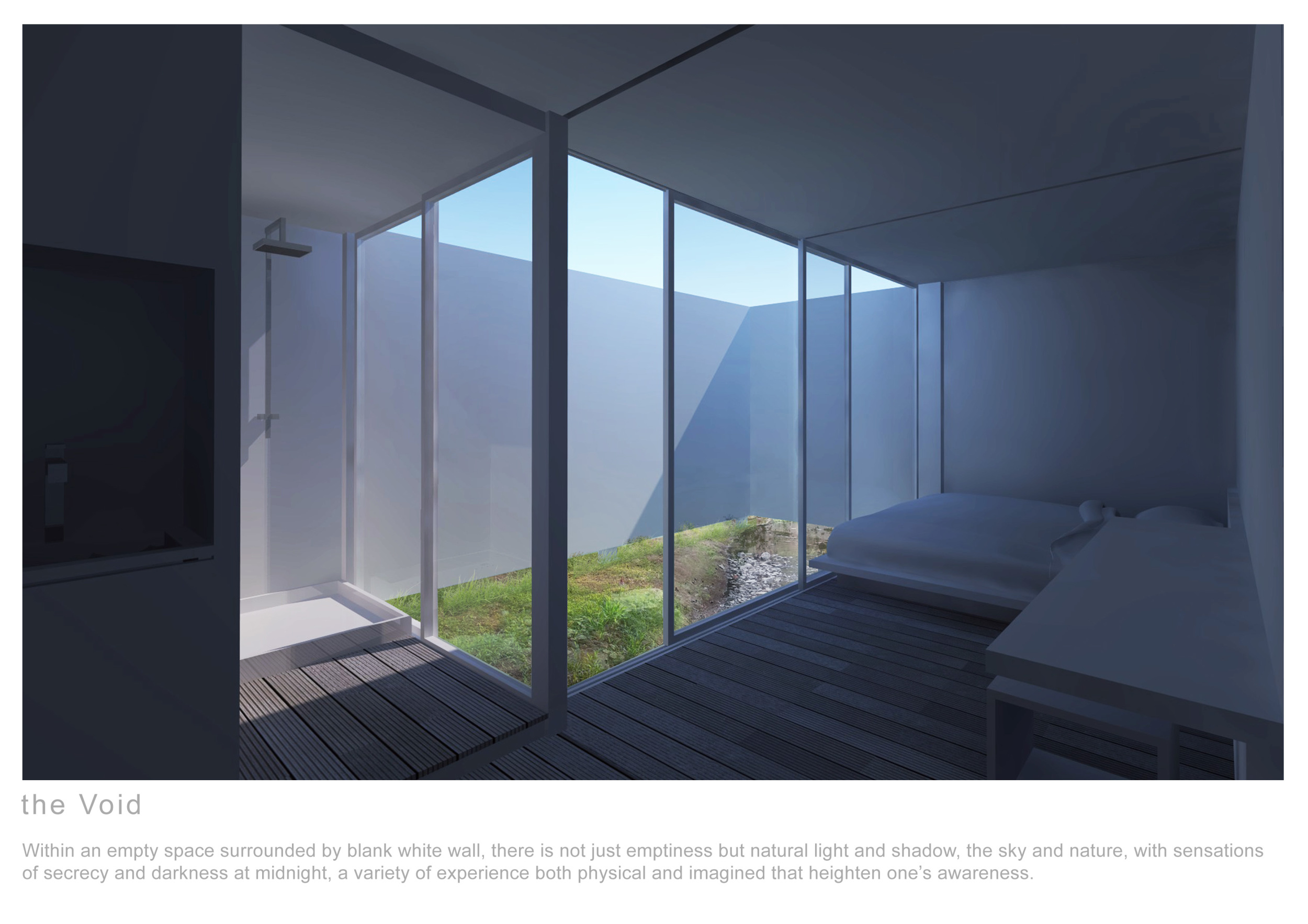 Architecture project // Corrugated Sanctuary Built for Reflection and ...