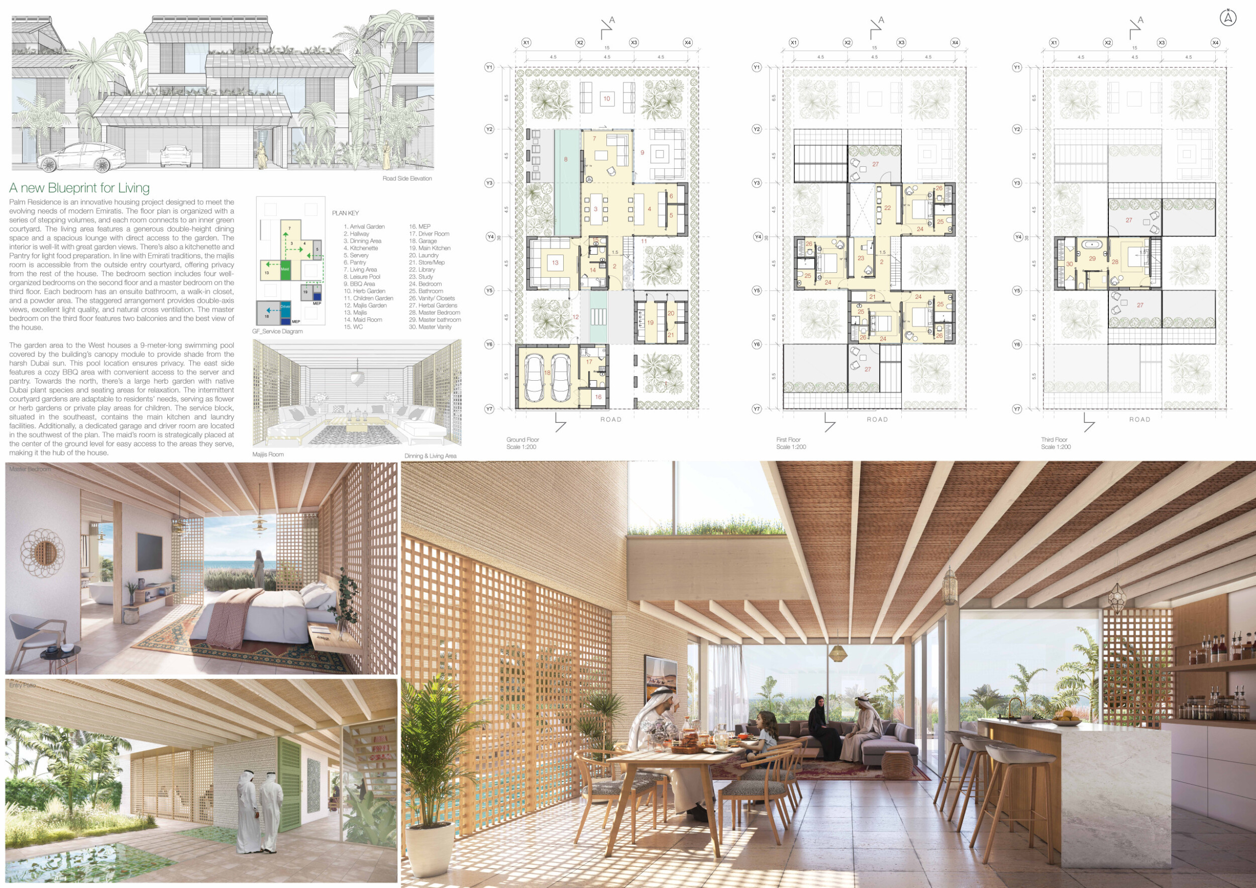 Architecture project // 3d-Printed Walls and Natural Stone Integration ...