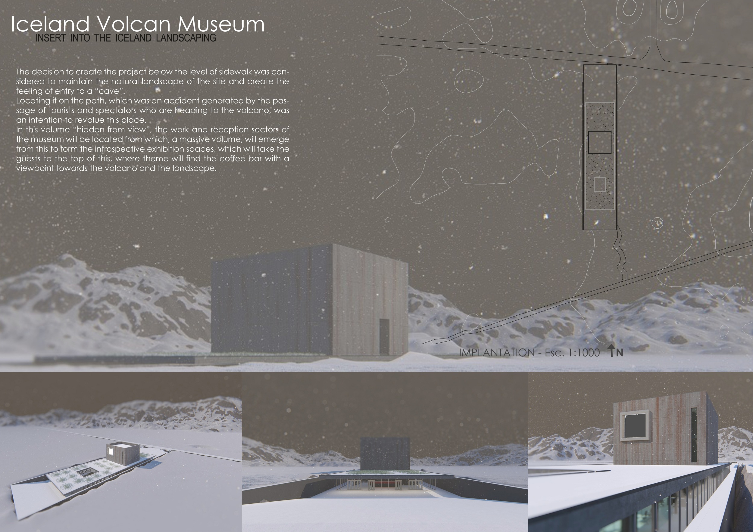 Architecture project // Cave-Like Spaces with Panoramic Views Embracing ...