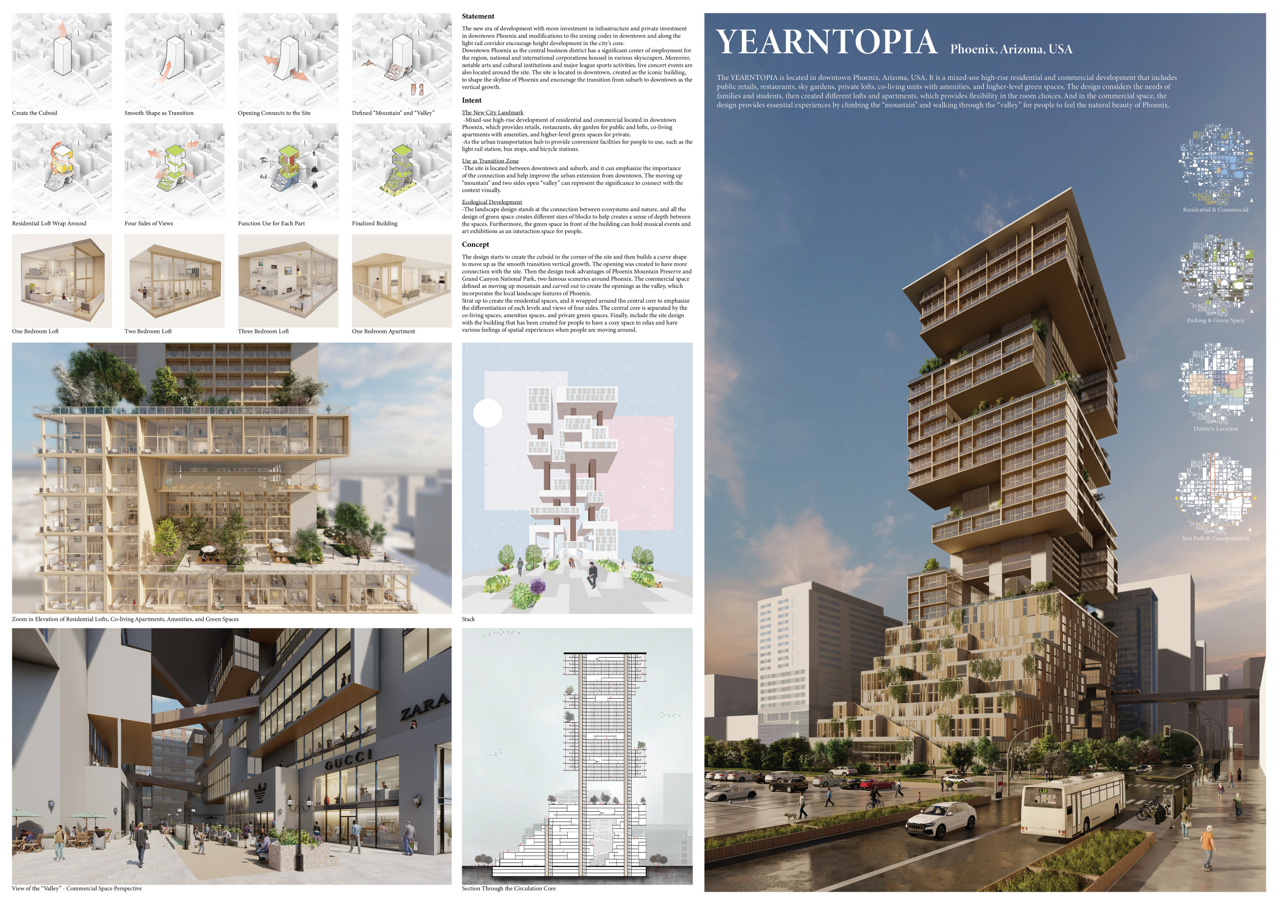 Architecture project // Connecting Urban Life with Mountain and Valley ...