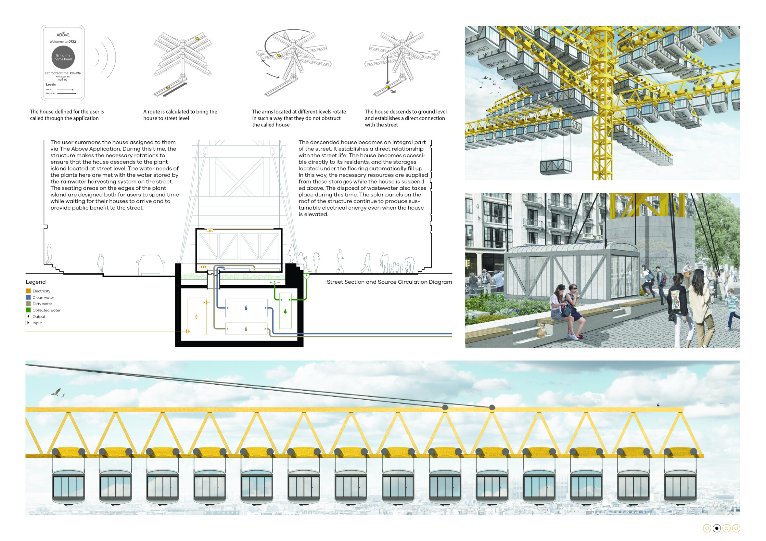 Architecture project // Elevated Living Units with Glass Facades and ...