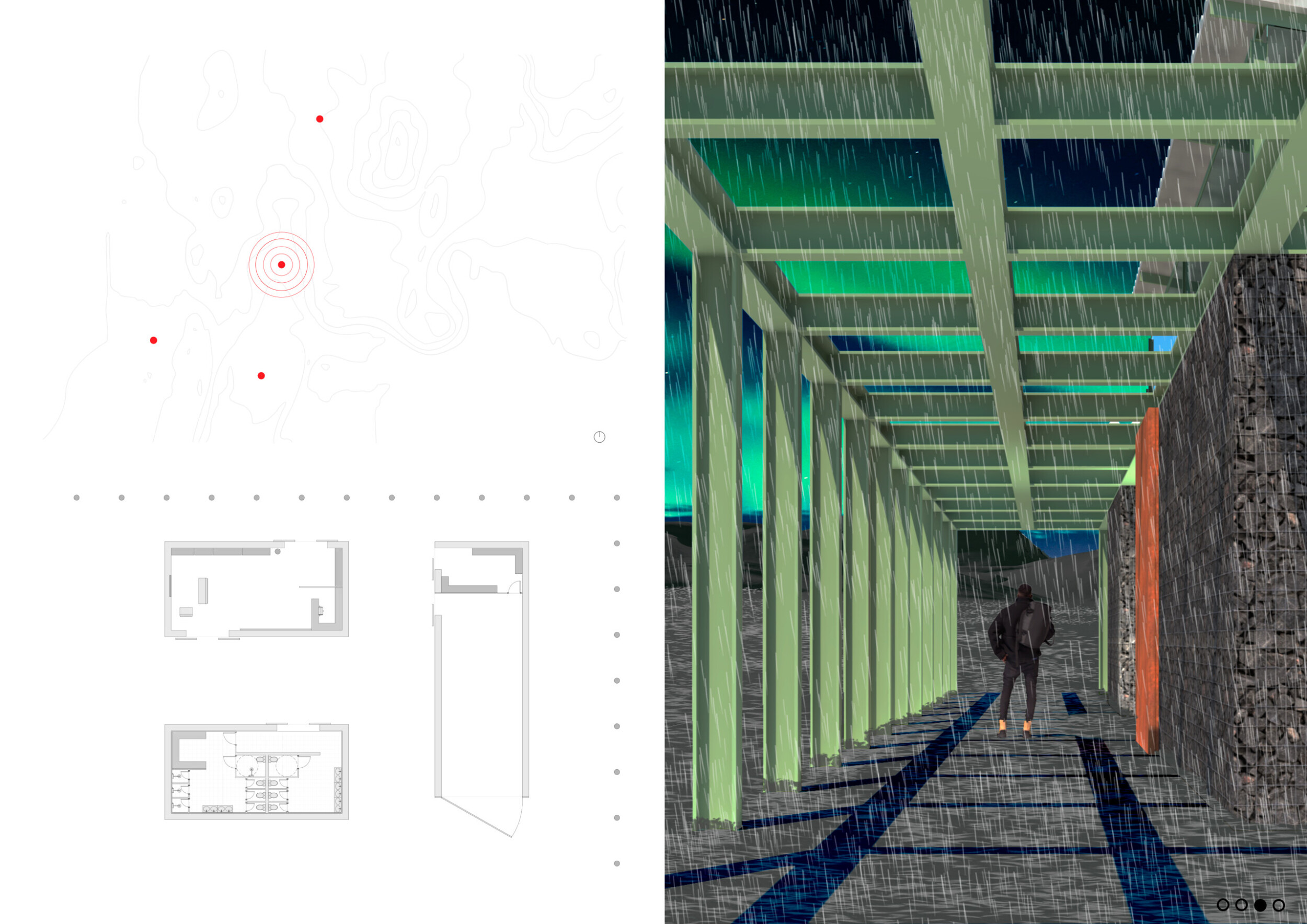 Volcano Proof Design Architecture project // Volcanic Stone Structure Integrated with Solar ...
