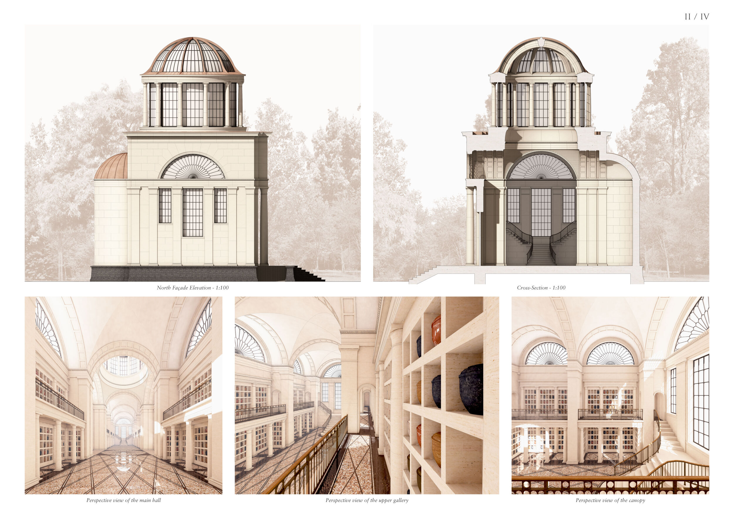 Architecture project // Groin Vaults and Basalt Structures in a ...
