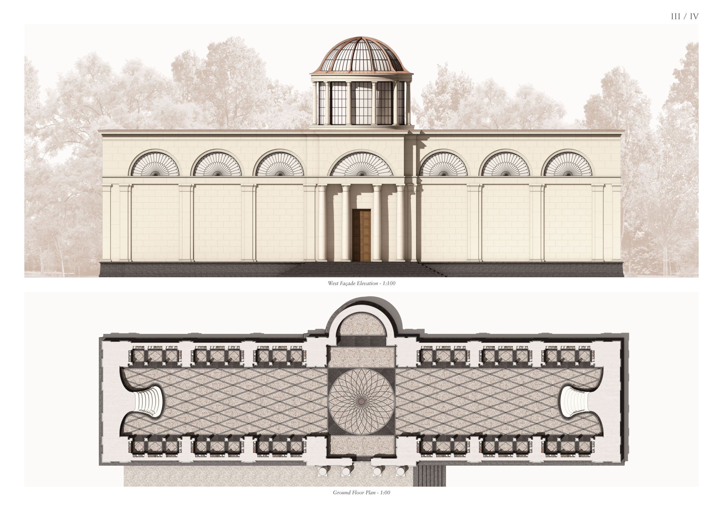 Architecture project // Groin Vaults and Basalt Structures in a ...