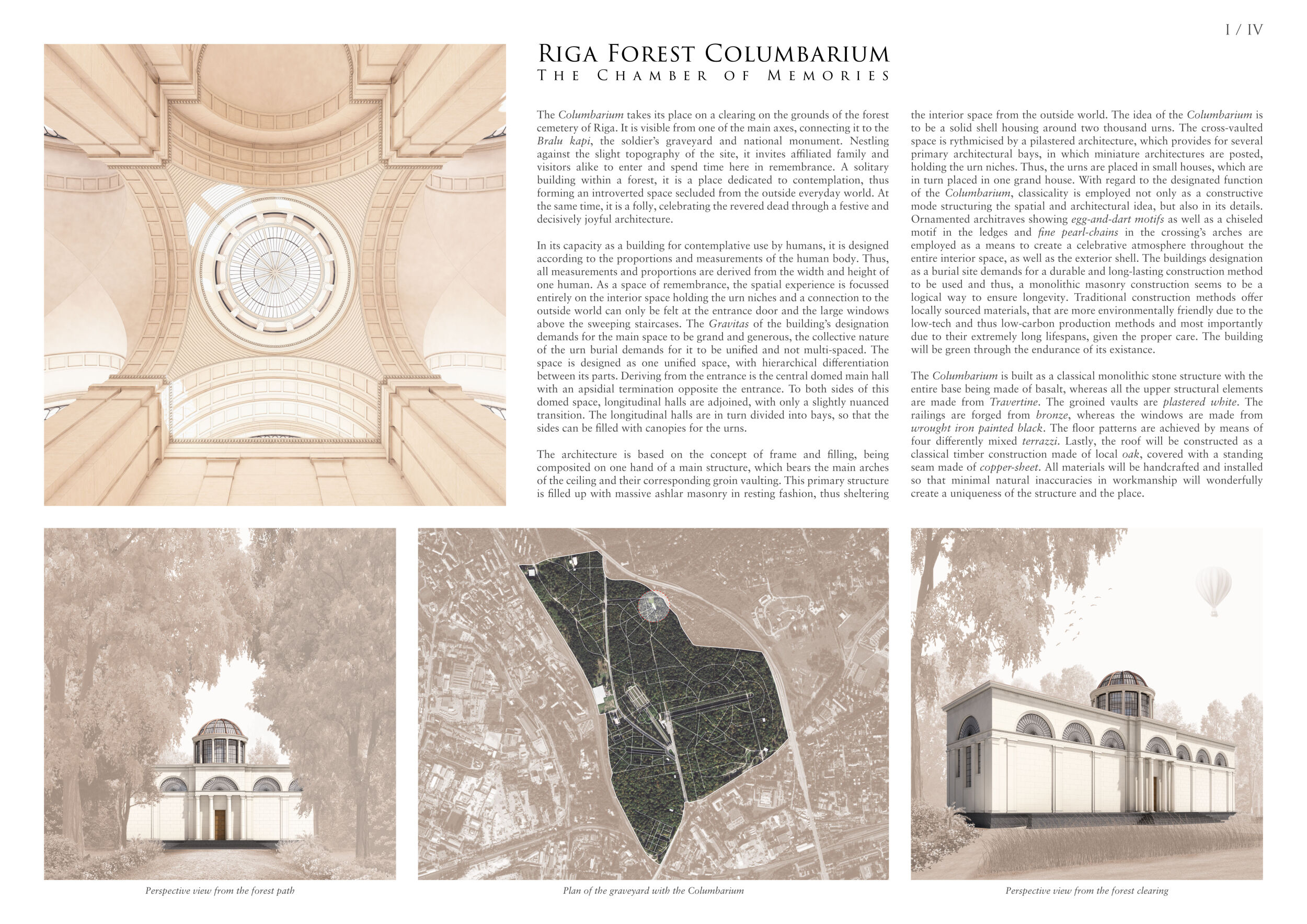 Architecture project // Groin Vaults and Basalt Structures in a ...