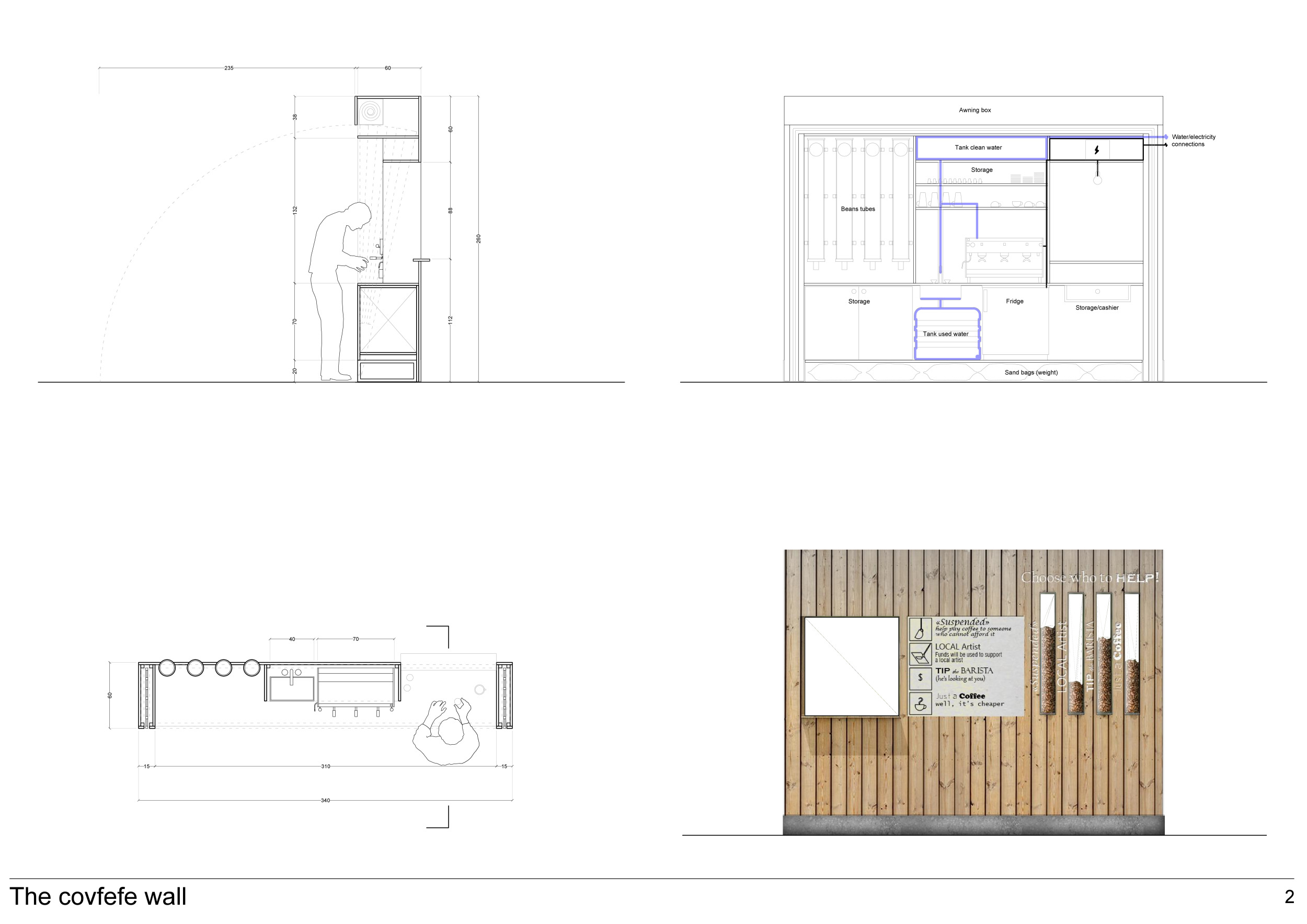 Architecture project // Vertical Planters and a Puppet Counter Create ...