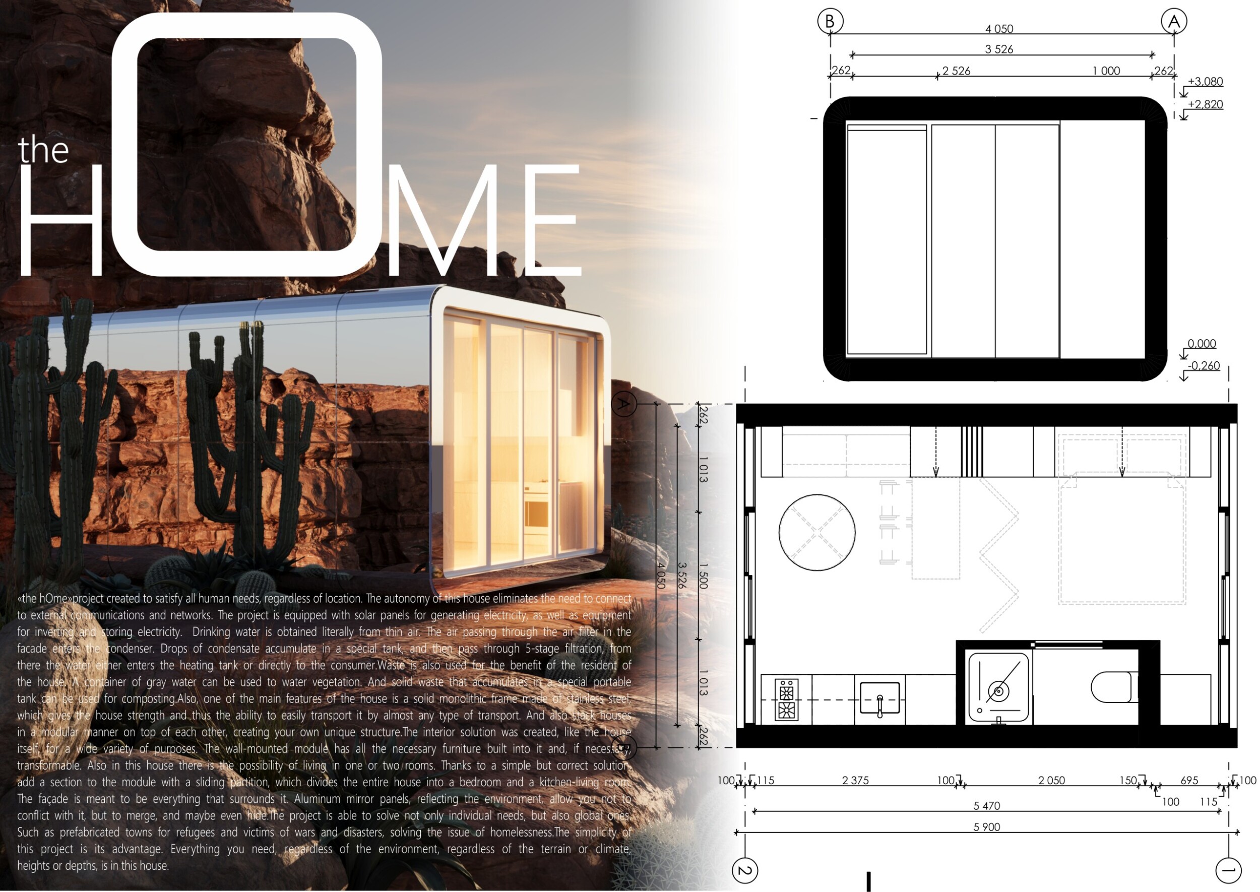 Architecture project // Thermal Insulation and Autonomous Living in a ...