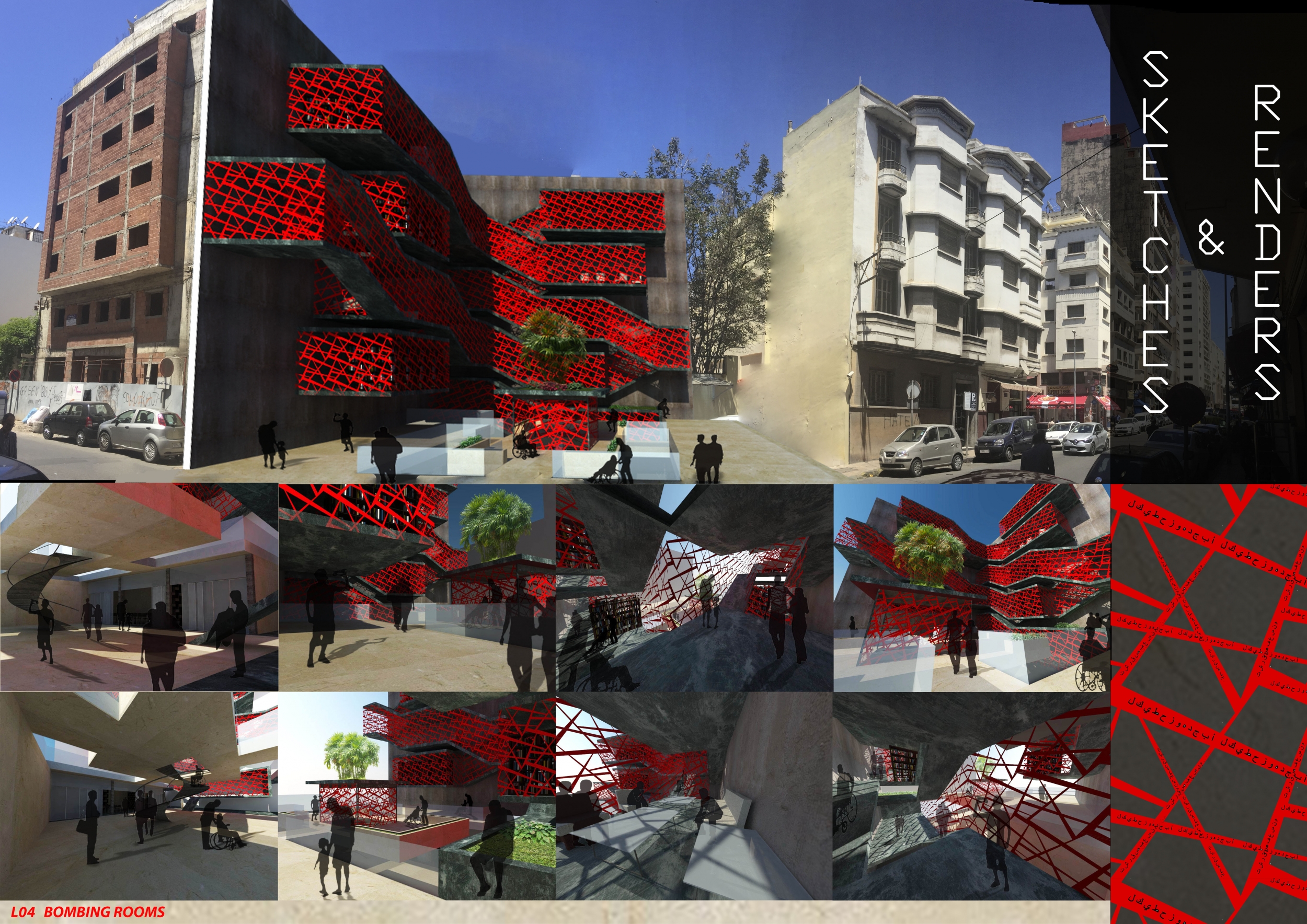 Architecture project // Metal Lattice Structure Enhances Commemorative ...