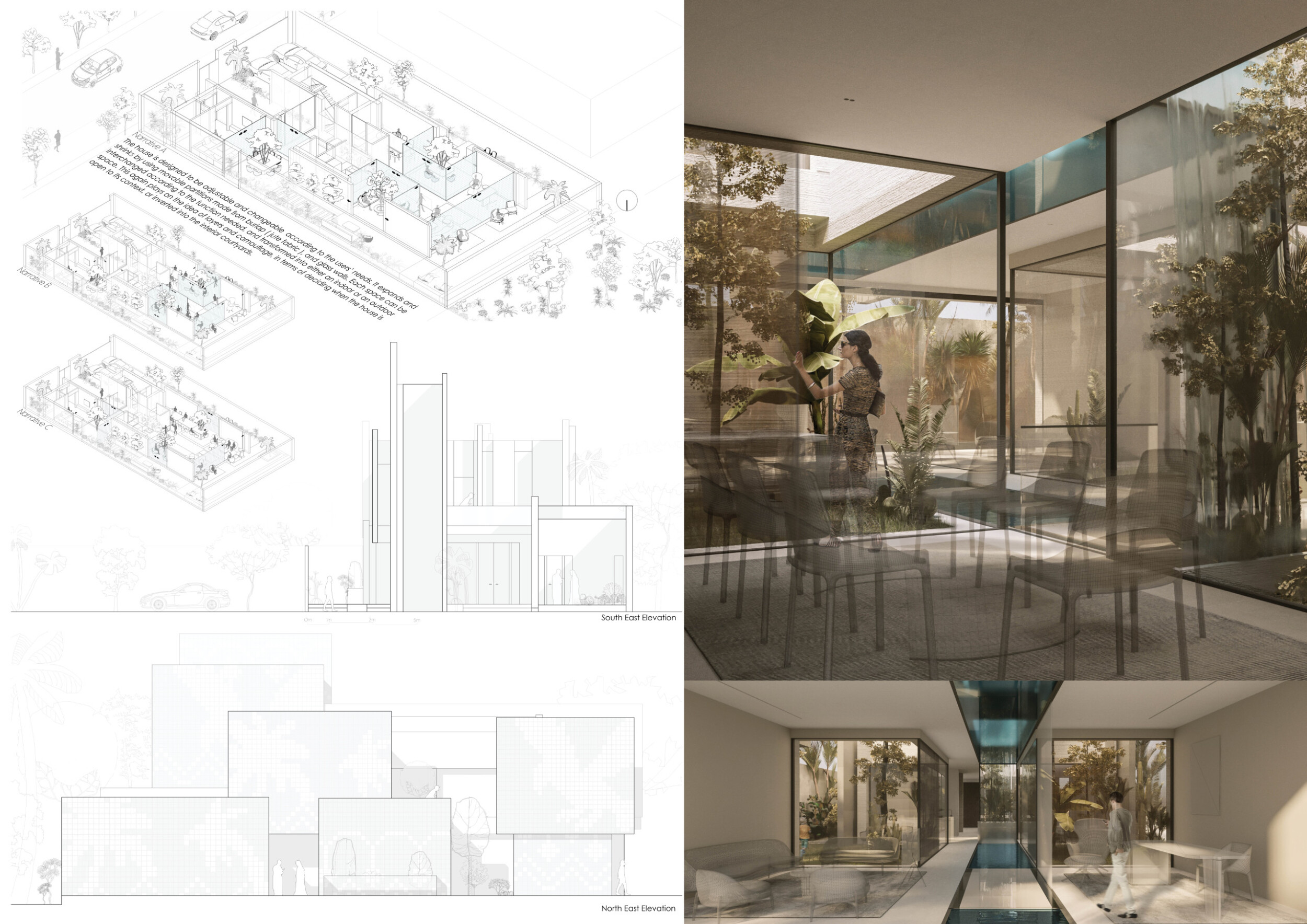 Architecture project // Natural Ventilation and Aggregate Concrete ...