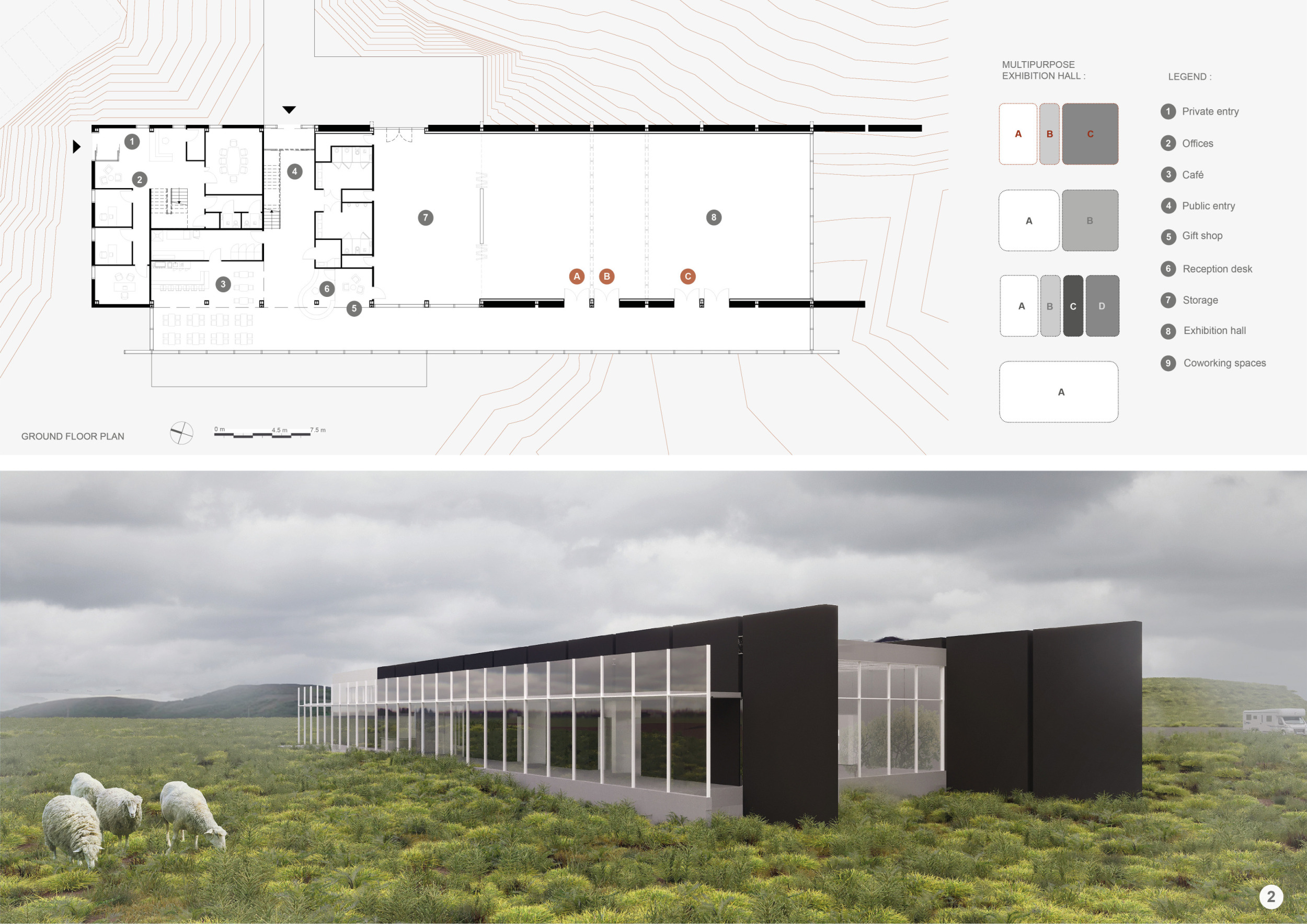 Architecture project // Volcanic Basalt Structure That Harmonizes with ...