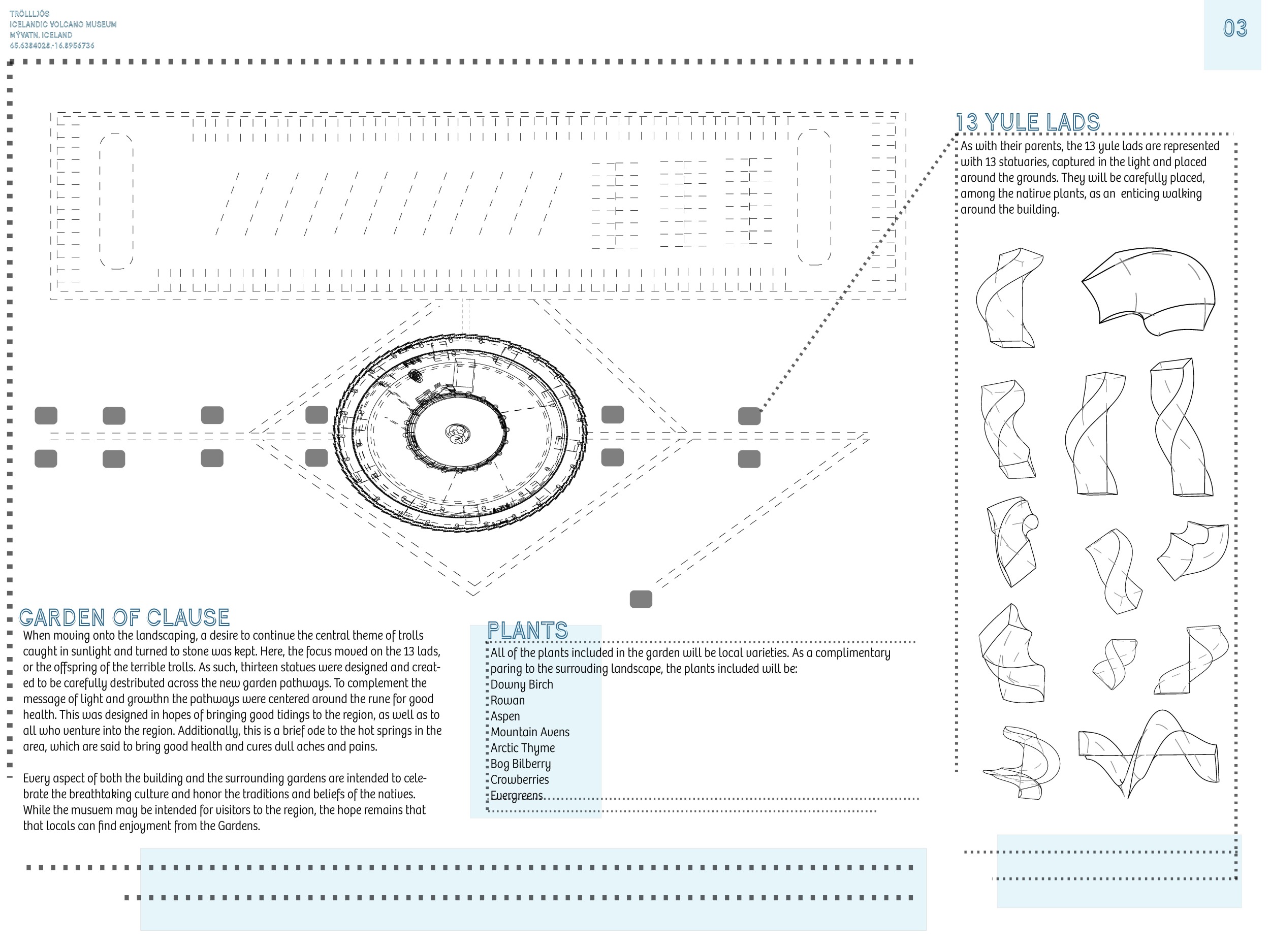 Architecture project // Cultural Space in Stone and Light Inspired by ...