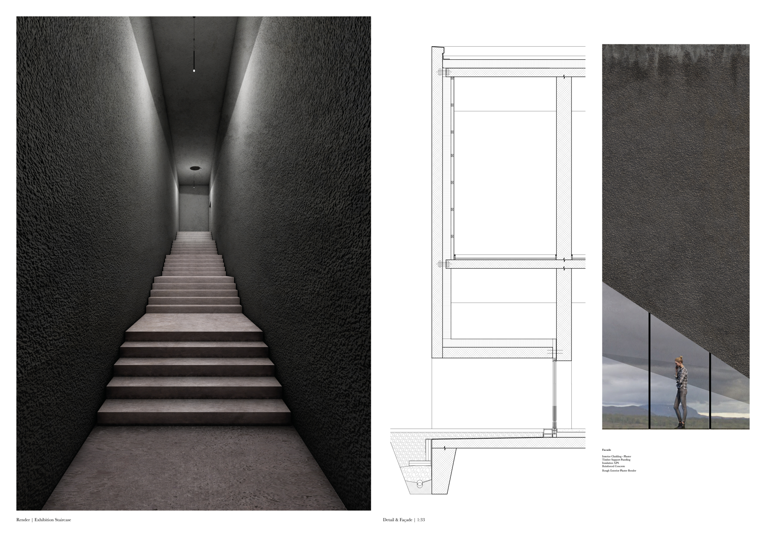 Architecture project // Triangular Cuts in Reinforced Concrete Embrace ...