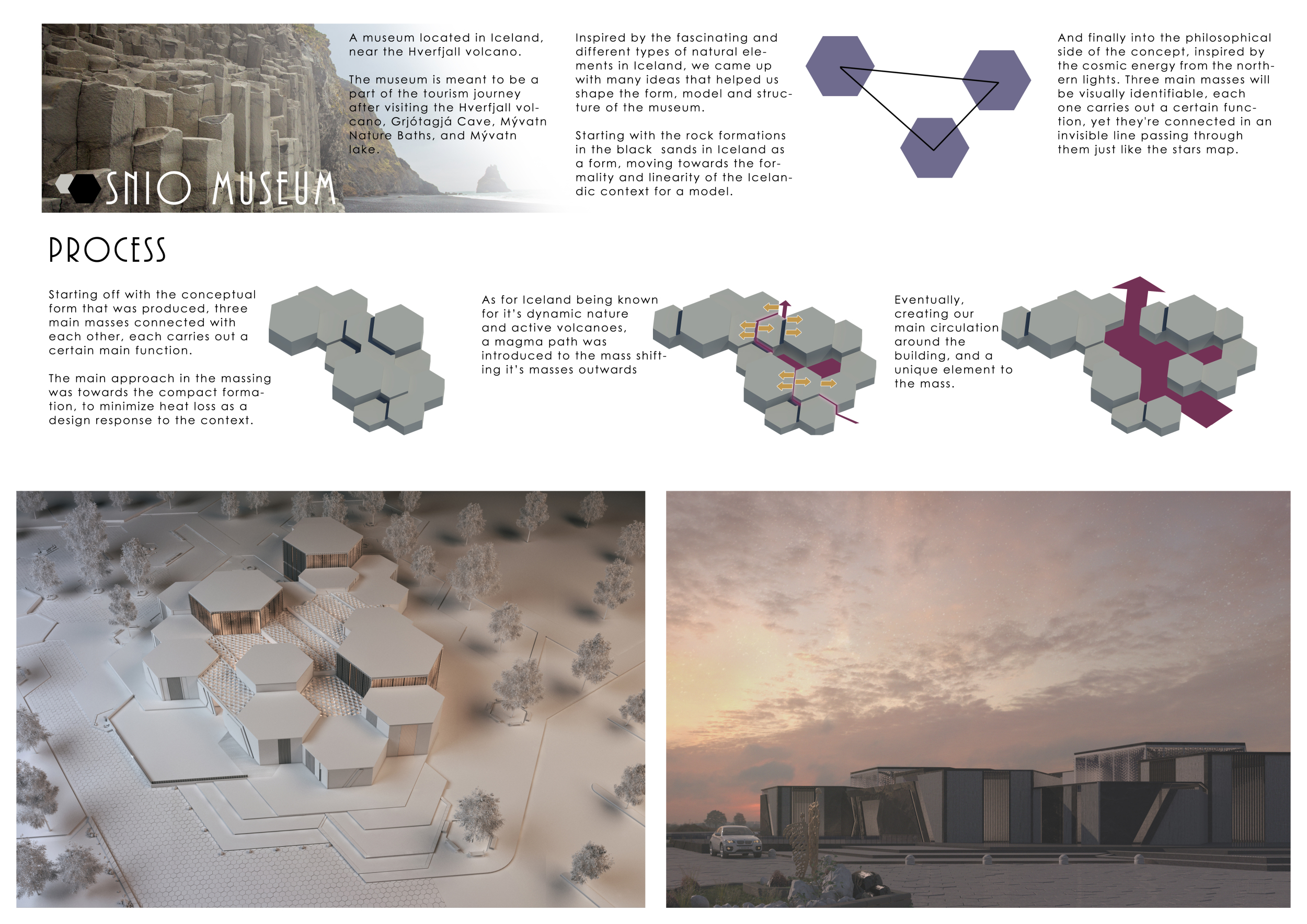 Project Using Basalt Architecture project // Magma-Inspired Masses with Volcanic Basalt in a ...