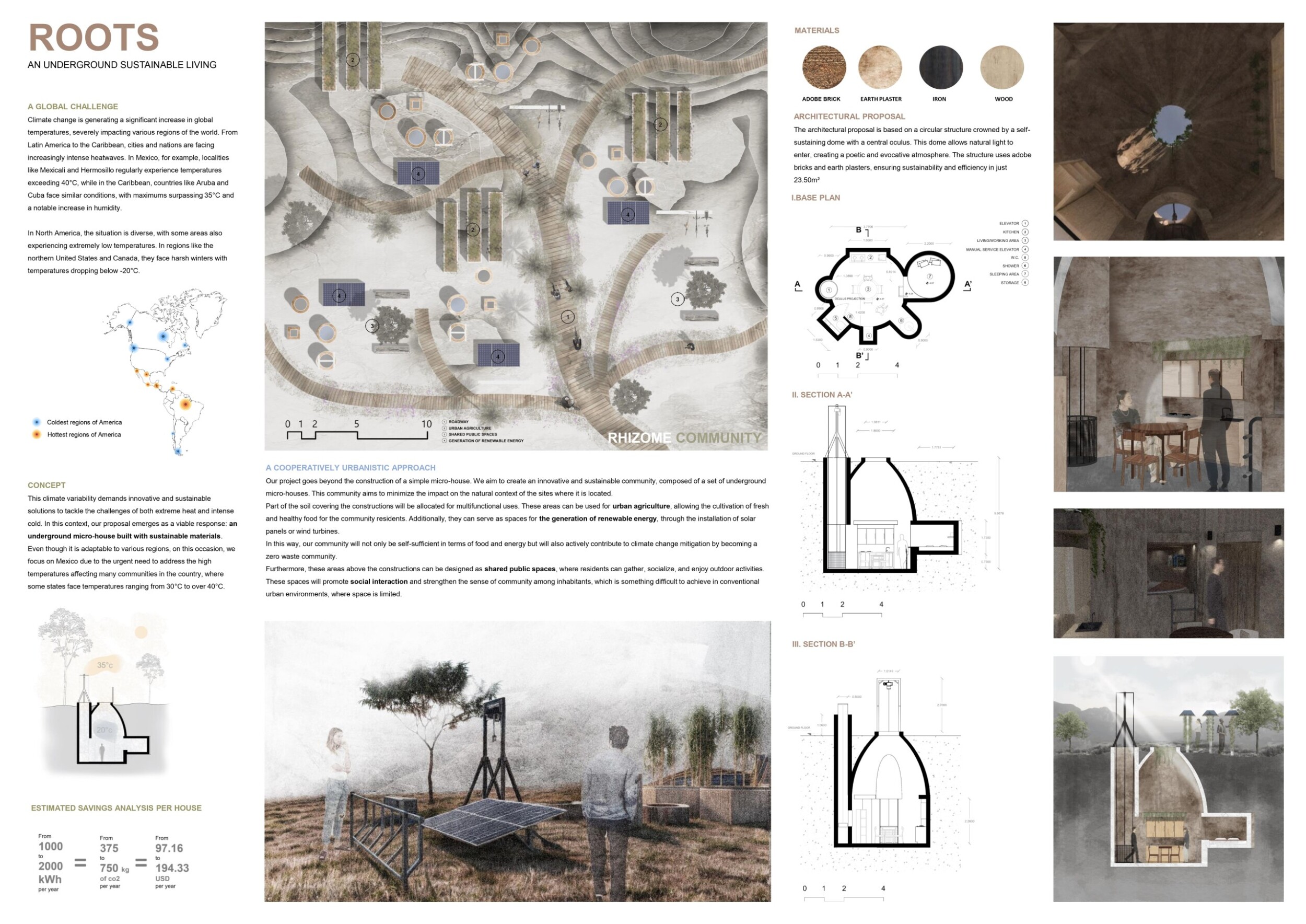 Architecture project // Cor-Ten Steel Canopies and Natural Wood Facades ...