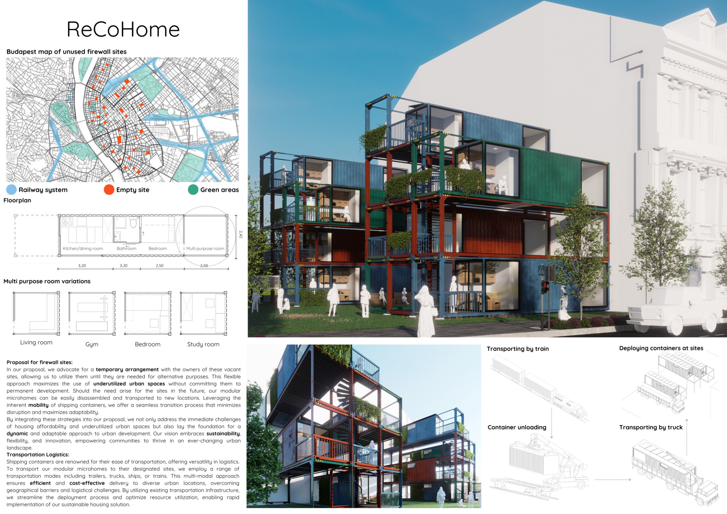 Architecture project // Sustainable Microhomes Crafted from Shipping ...