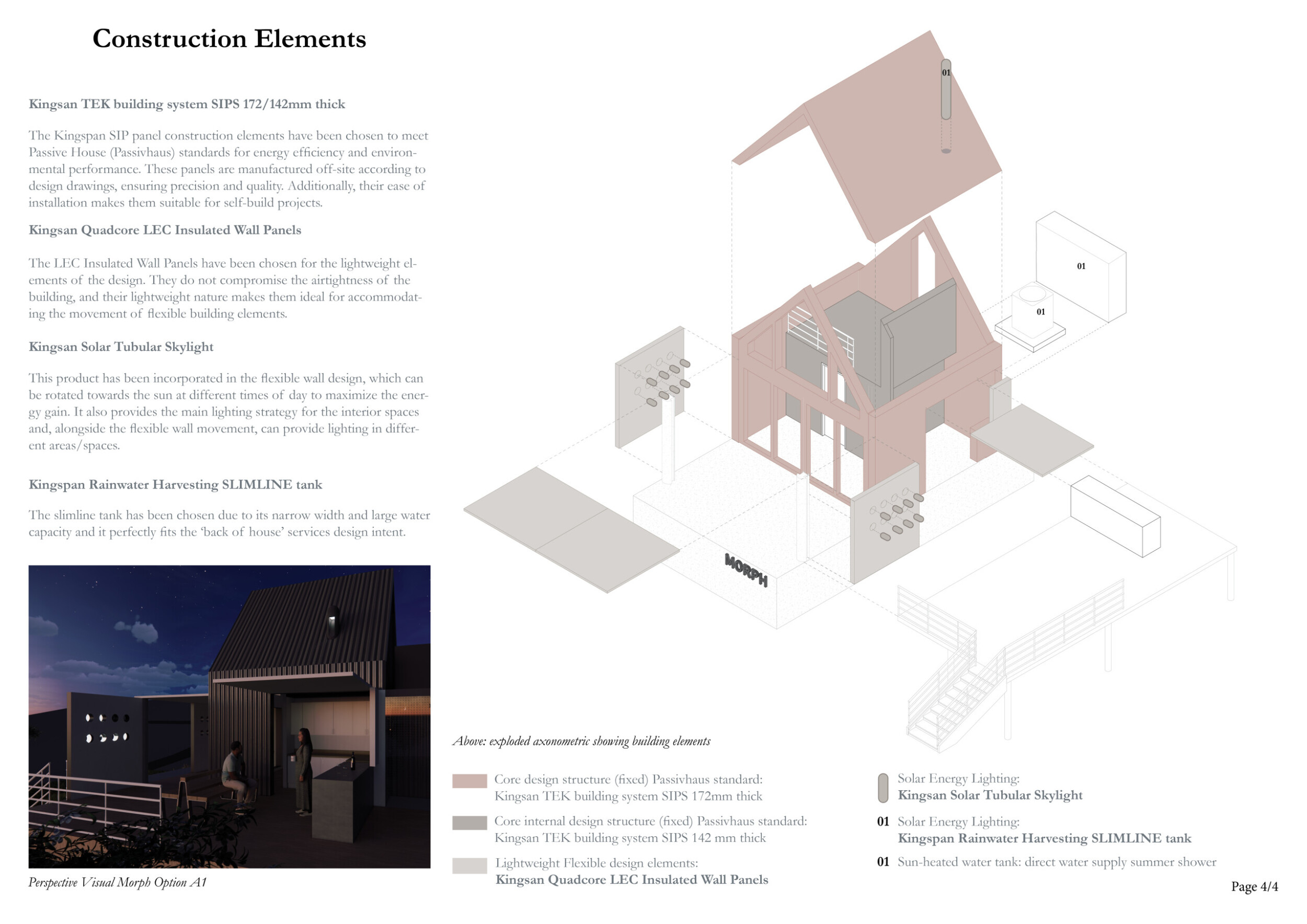 View of Architecture project // Adaptable Living Spaces with Insulated Panels ...