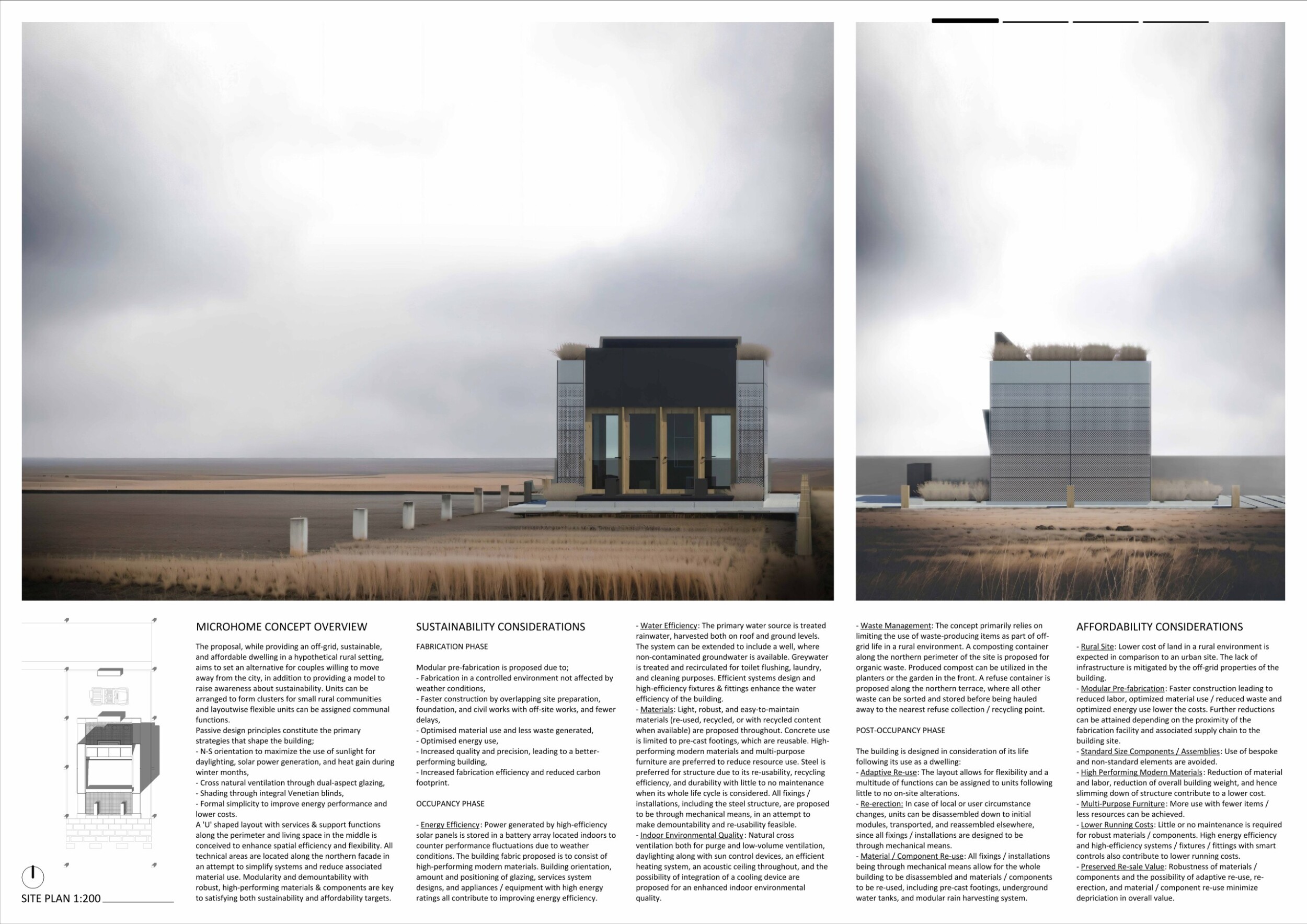 Architecture project // Modular Microhome Crafted with Galvanized Steel ...
