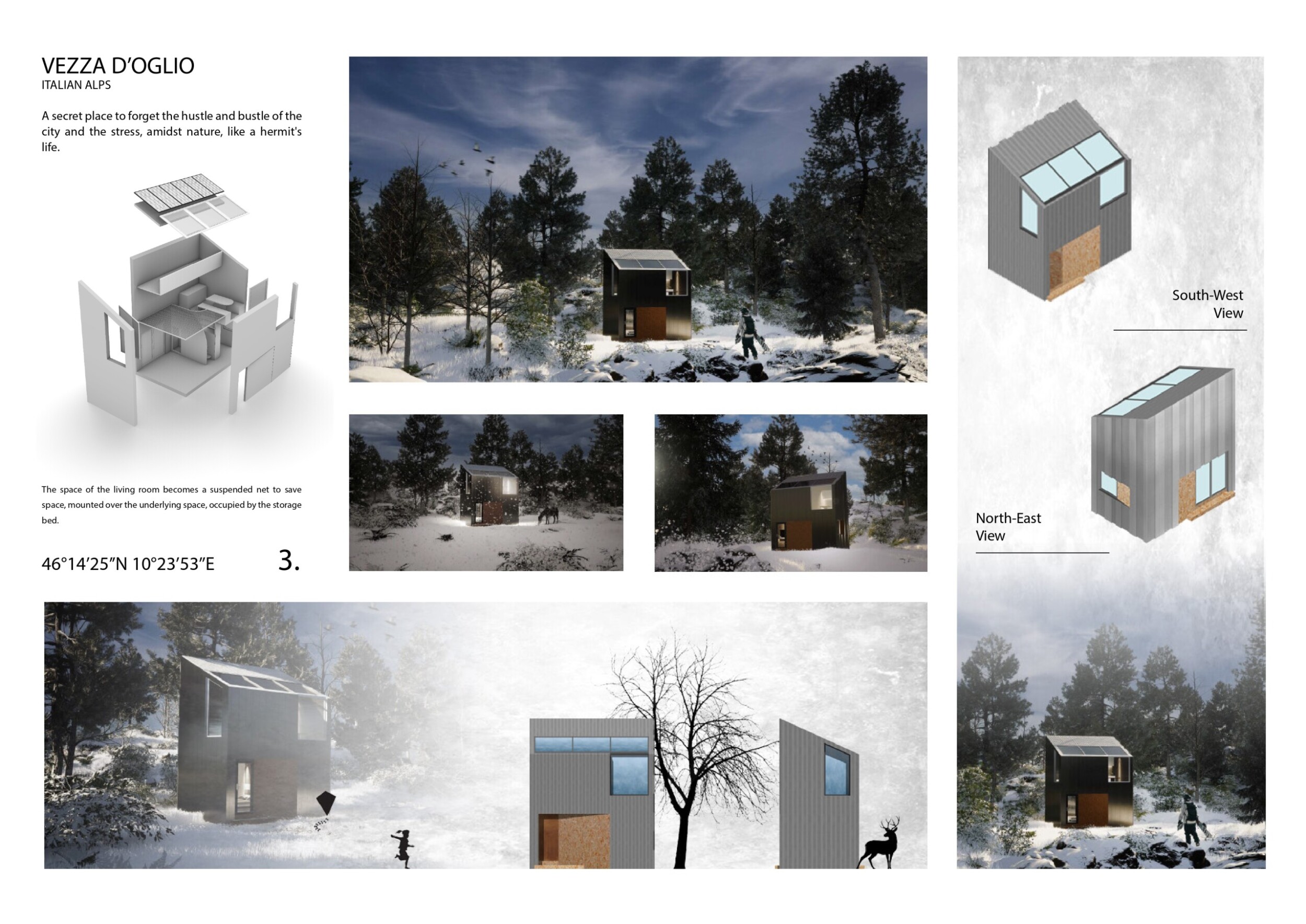 Architecture project // Sustainable off-Grid Shelter Constructed with ...