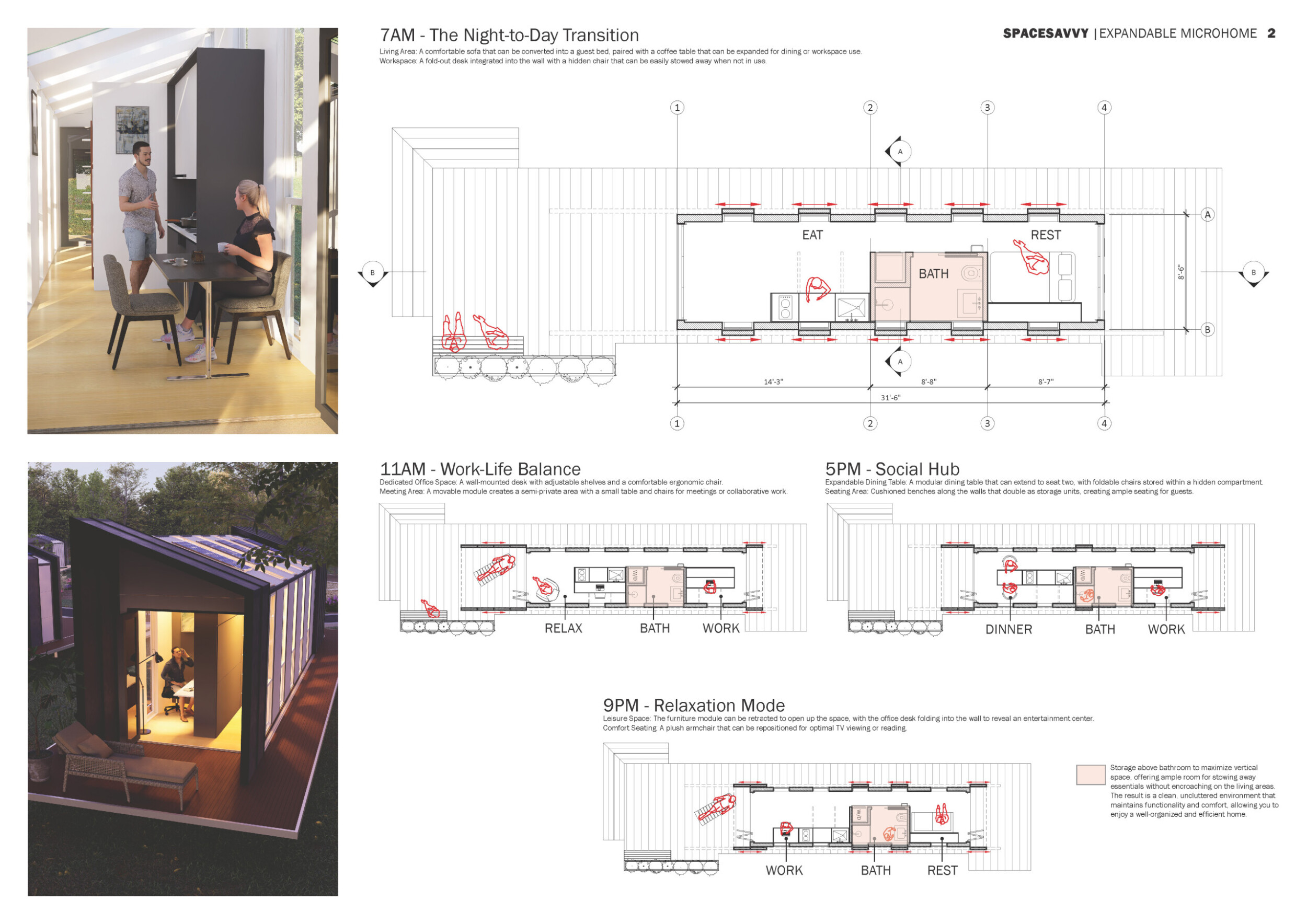 Architecture project // Flexible Living Spaces Constructed with High ...