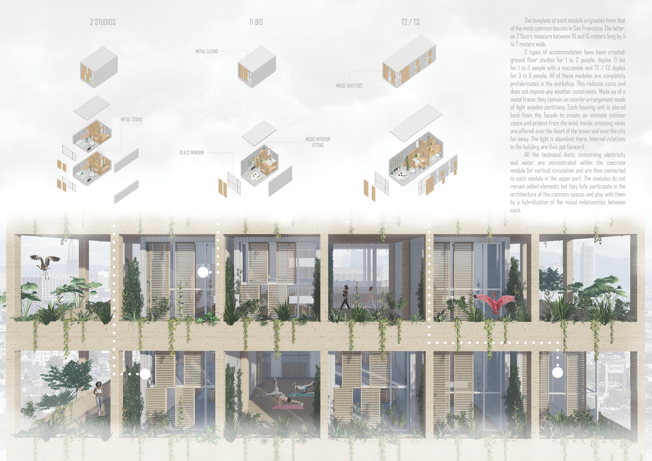 Architecture project // Vertical Circulation and Community Spaces ...