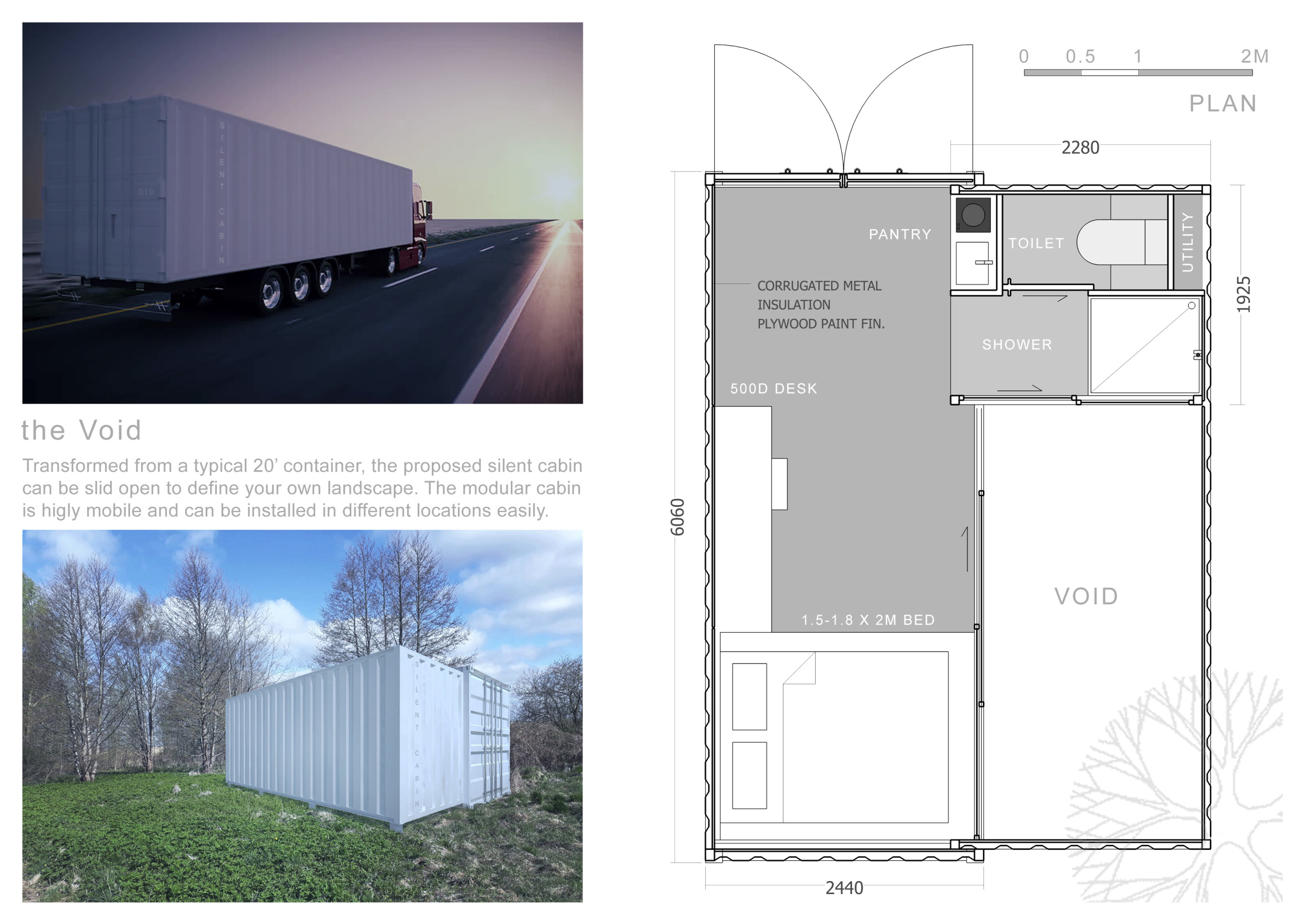 Architecture project // Corrugated Sanctuary Built for Reflection and ...