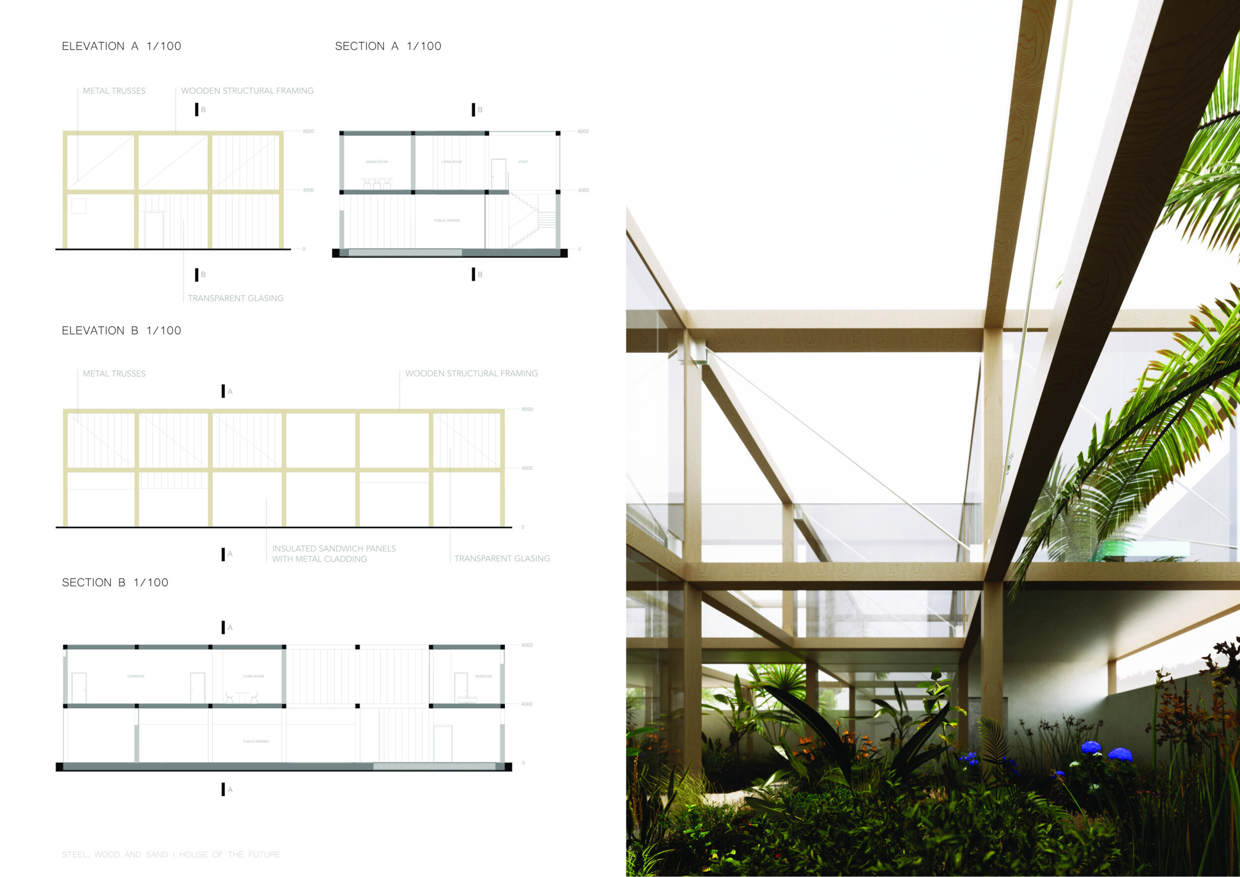 Architecture project // Flexible Living Spaces with Insulated Sandwich ...