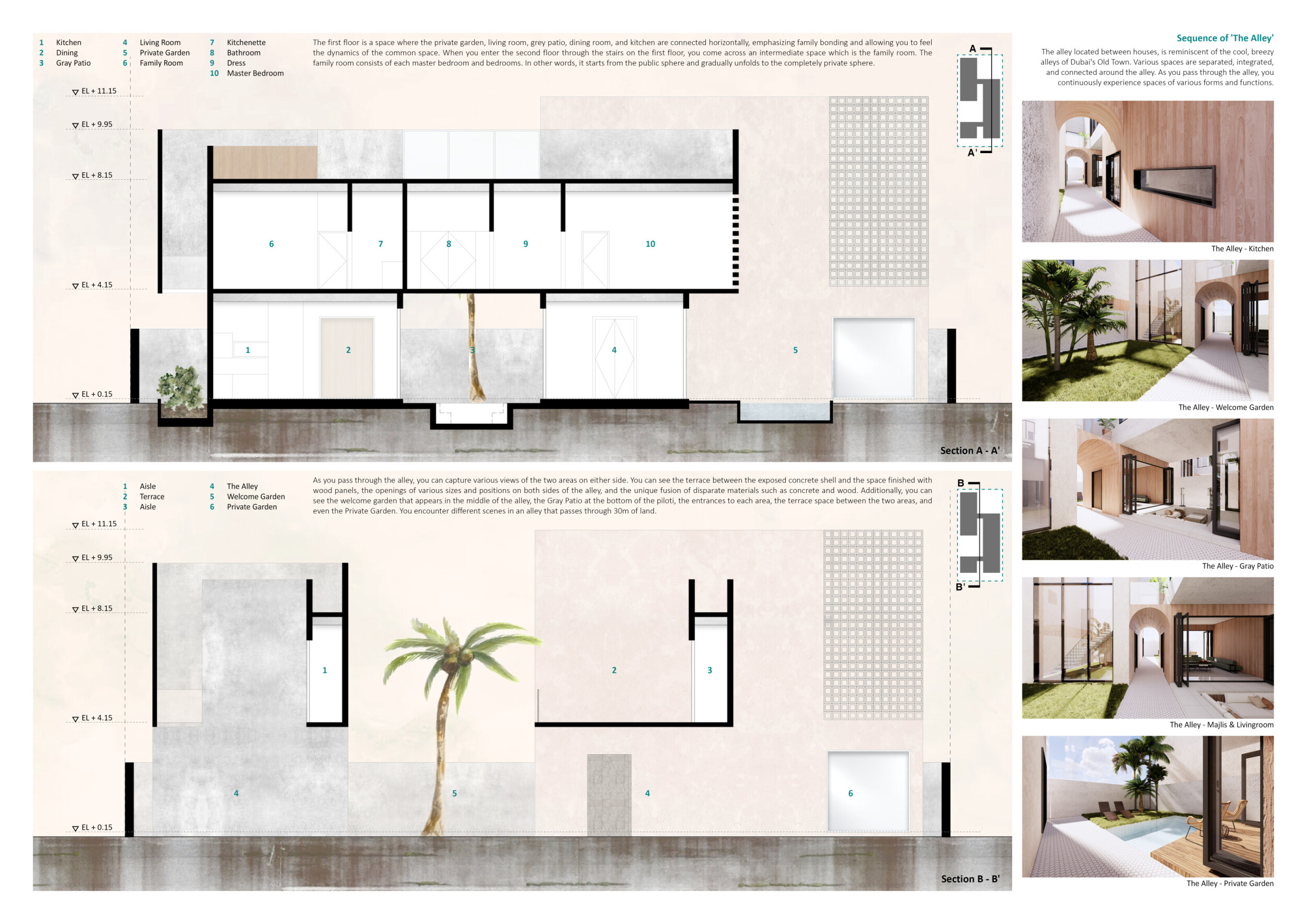 Architecture project // Lattice Screens and Exposed Concrete Create ...