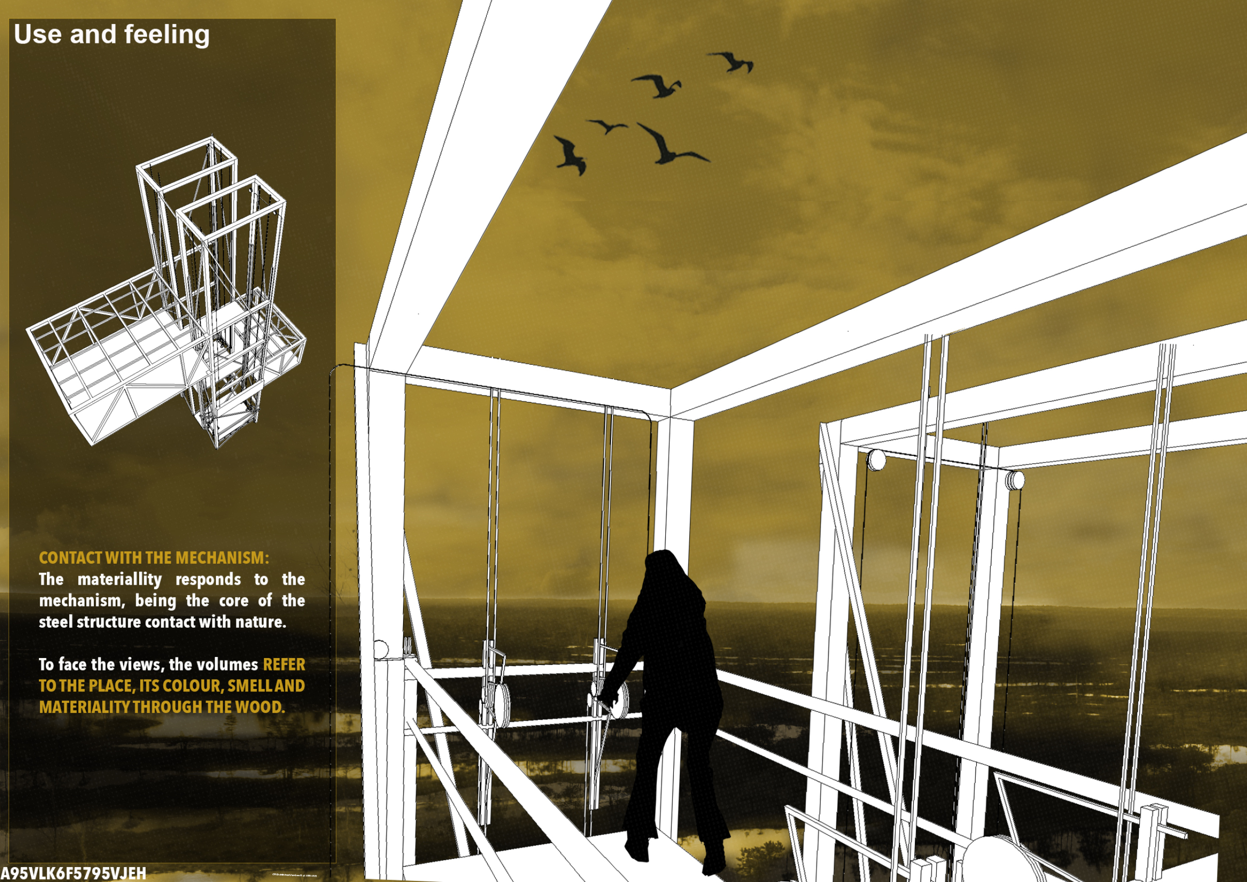 Architecture project // Elevated Steel Structure with Sensitive ...