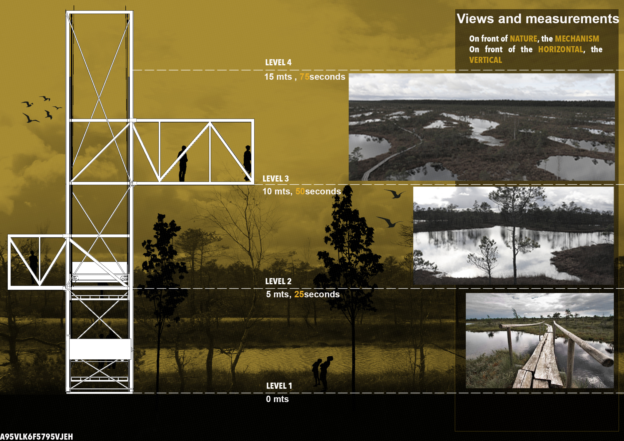Architecture project // Elevated Steel Structure with Sensitive ...