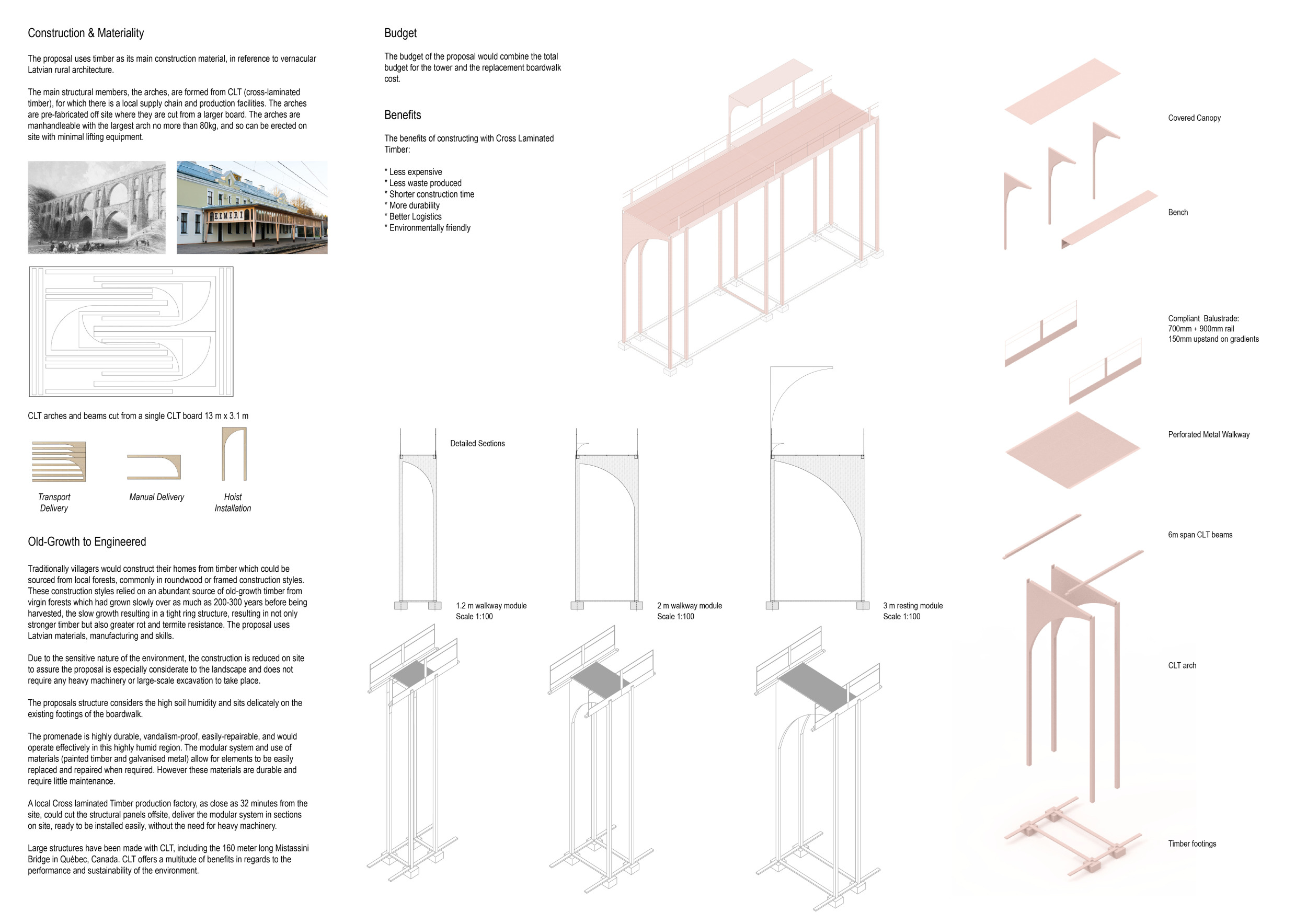 Architecture project // Elevated Pathways of Cross-Laminated Timber ...