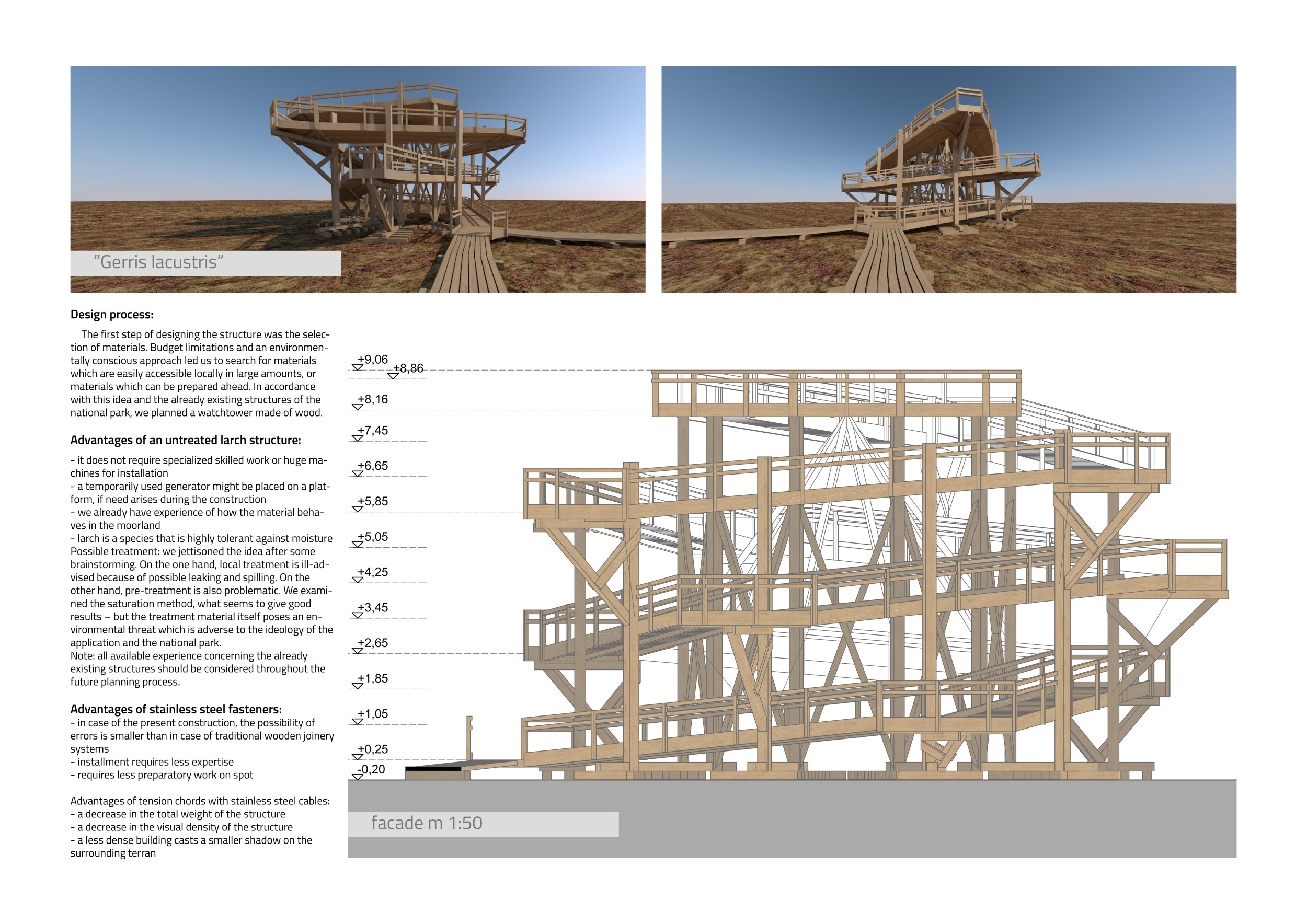 Architecture project // Larch Watchtower Offering Elevated Lagoon Views ...