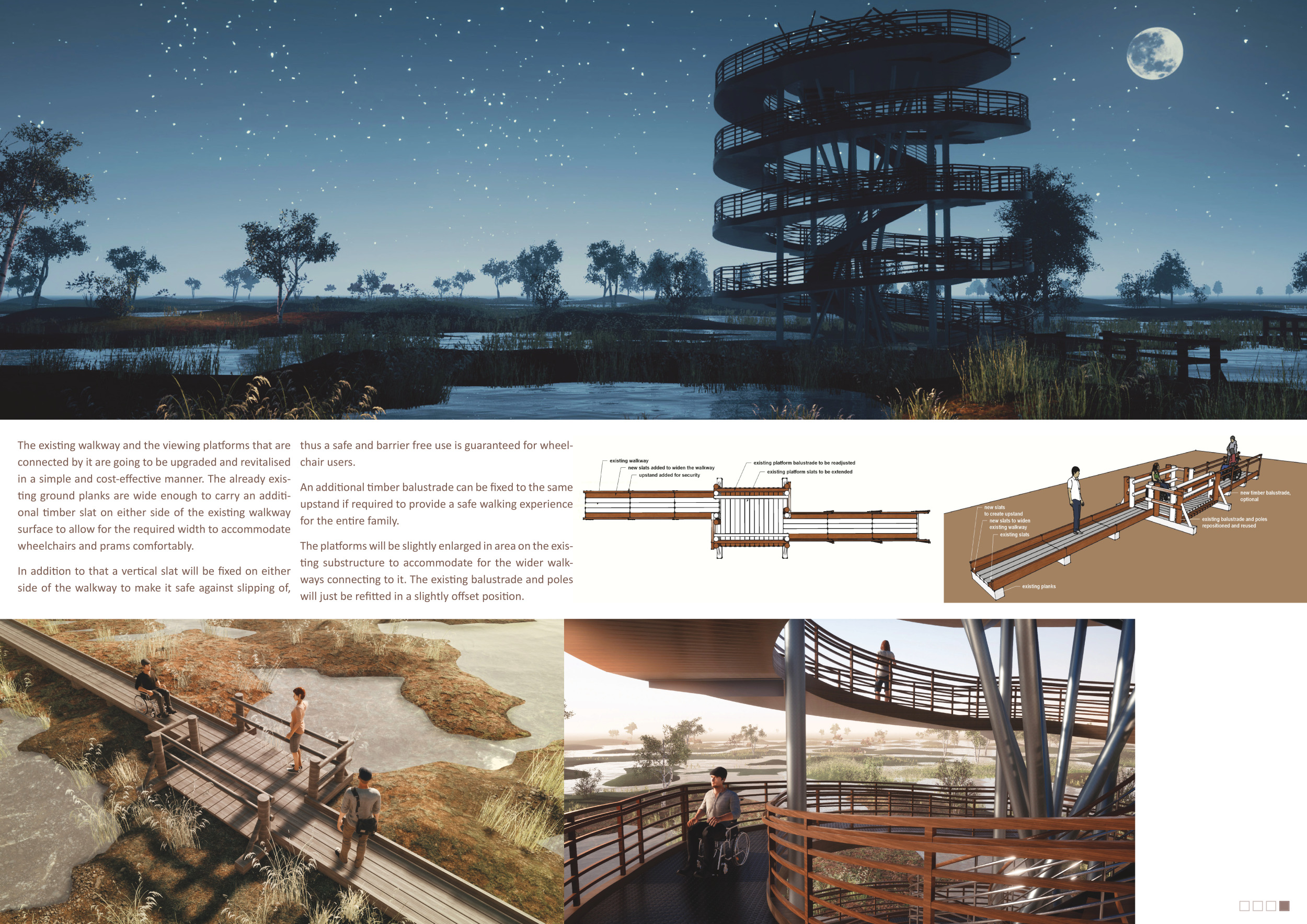 Architecture project // Spiral Ramp Structure Crafted from Local Oak ...