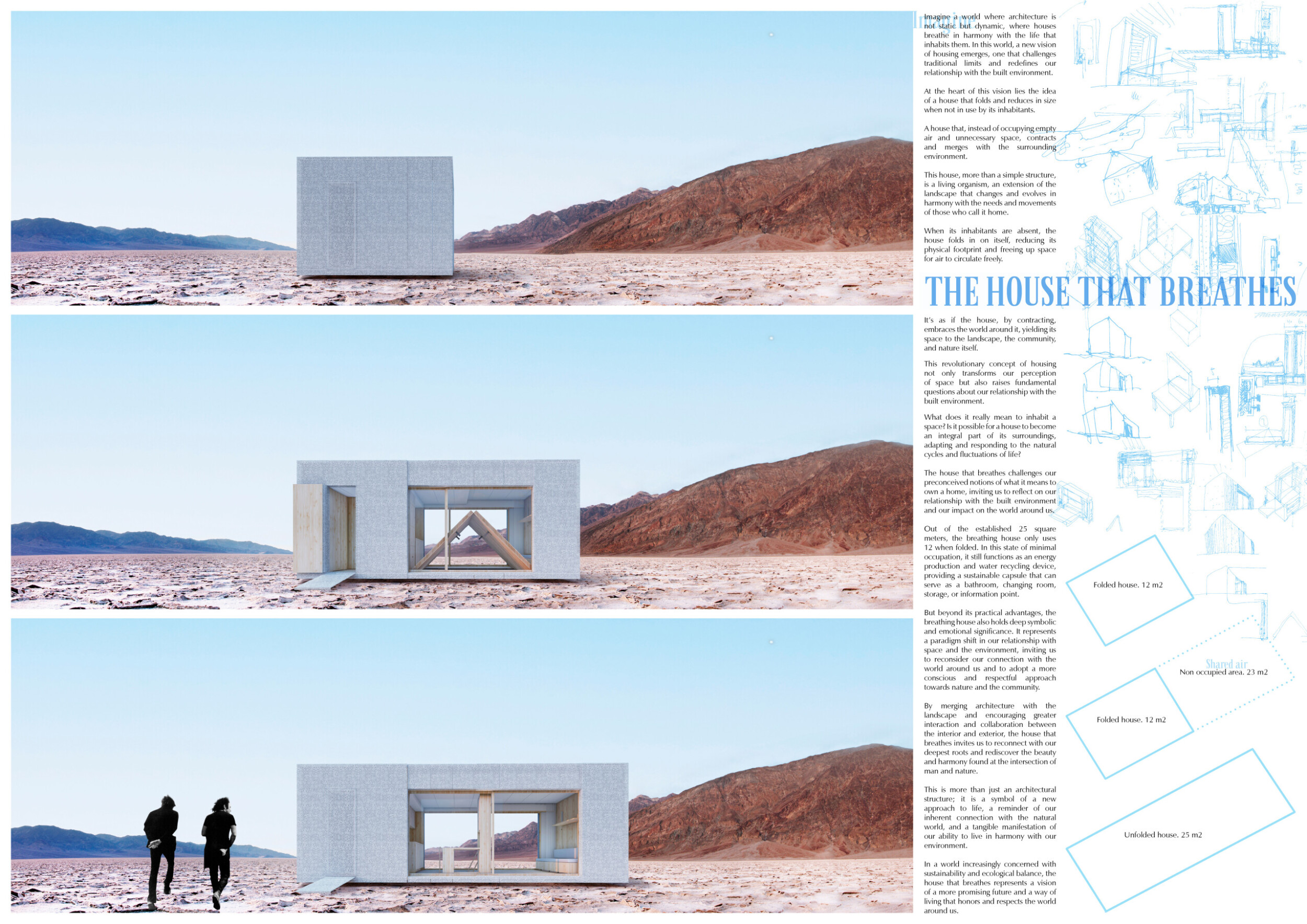 Architecture project // Translucent Aluminum Panels and Bamboo Beams ...