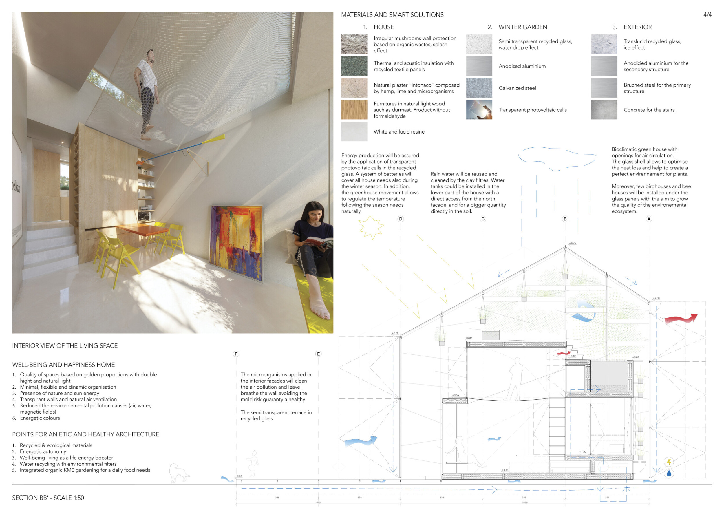 Architecture project // Vertical Garden Integrated with Recycled Glass ...