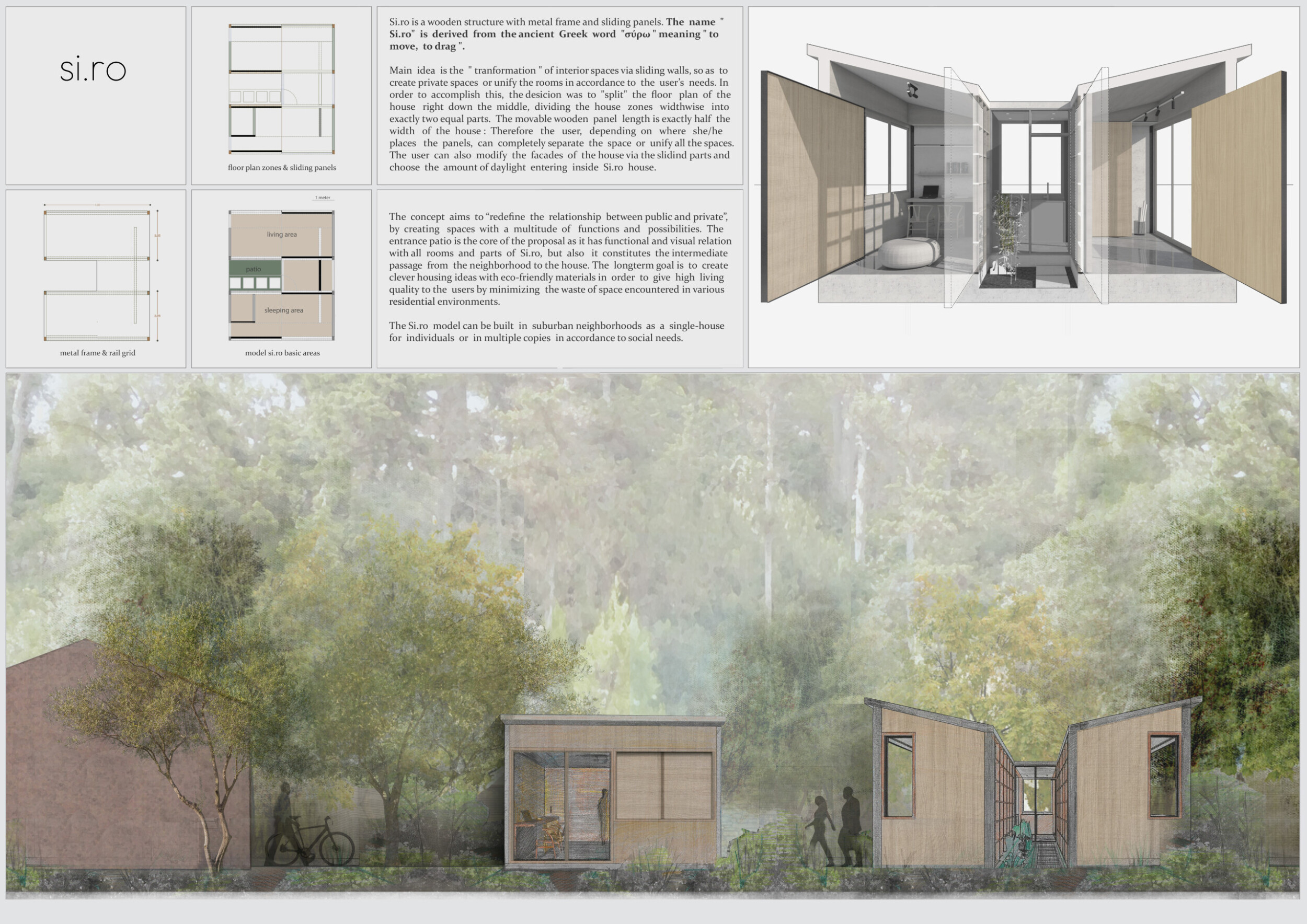 Architecture project // Movable Wooden Panels Enhance Flexibility in ...