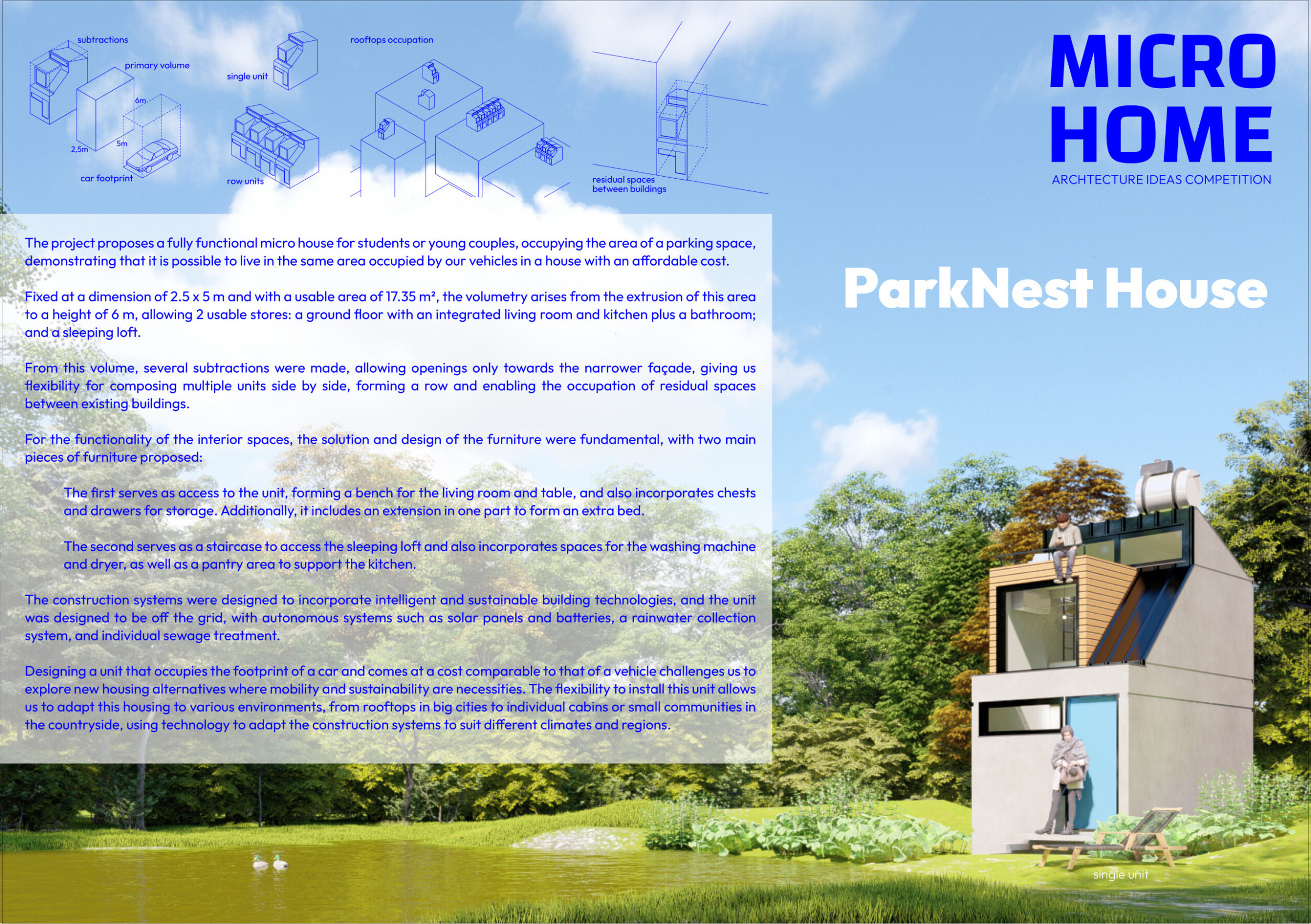 Architecture project // Prefabricated Micro-Unit with Quadcore Panels ...