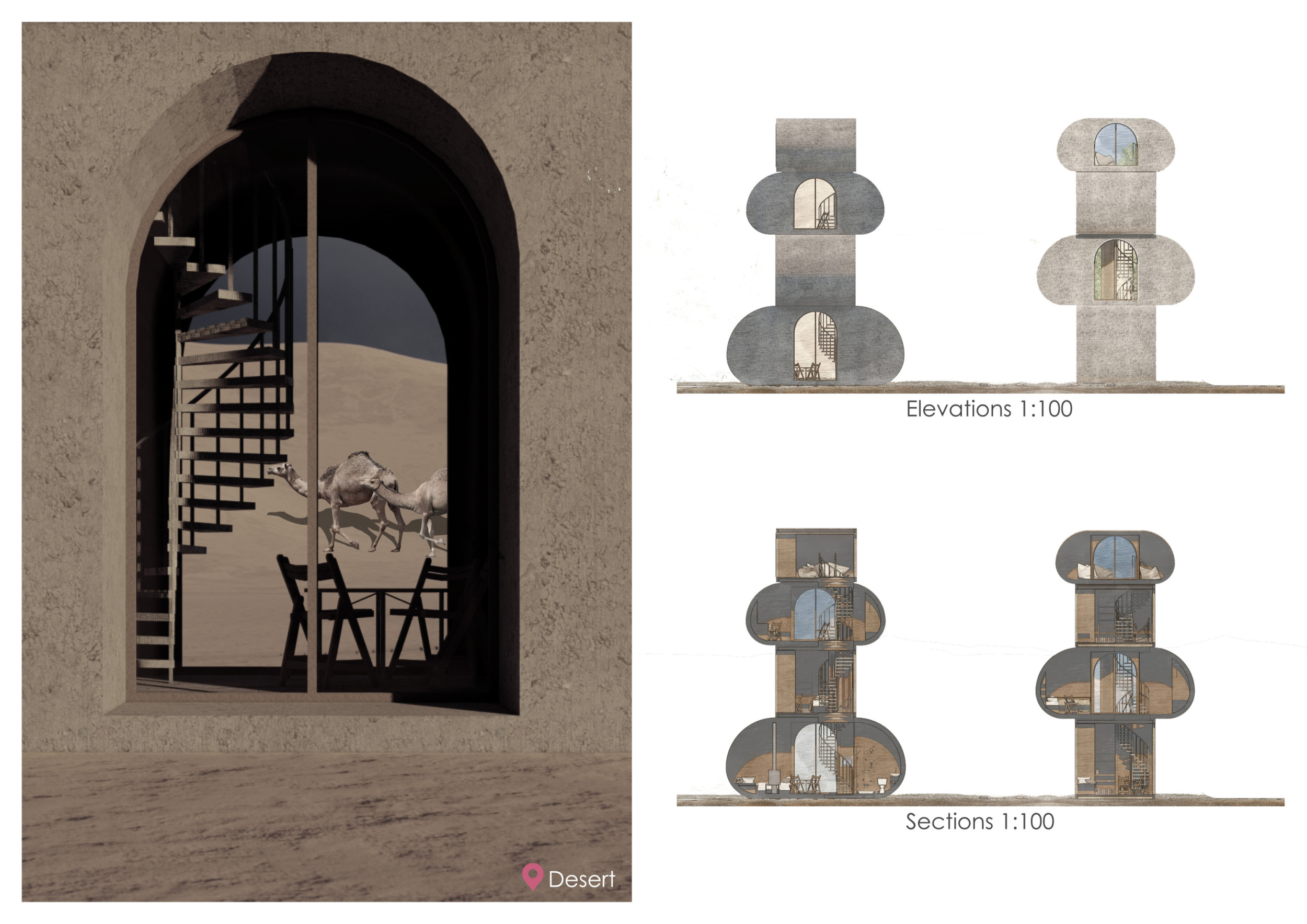 Architecture project // Cortex Concrete Modules with Recycled Plastic ...