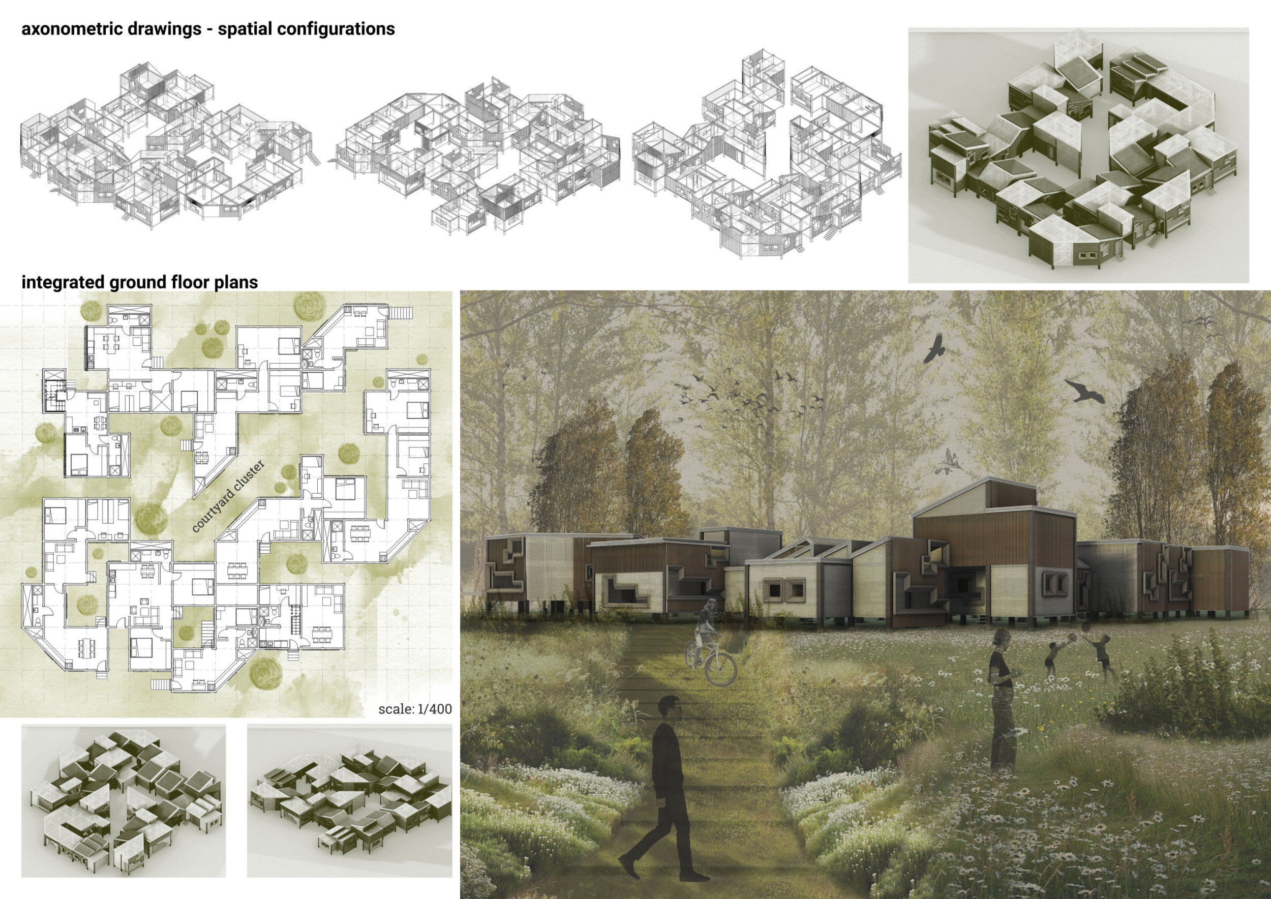 Architecture project // Fire-Resistant Units with Corrugated Metal and ...