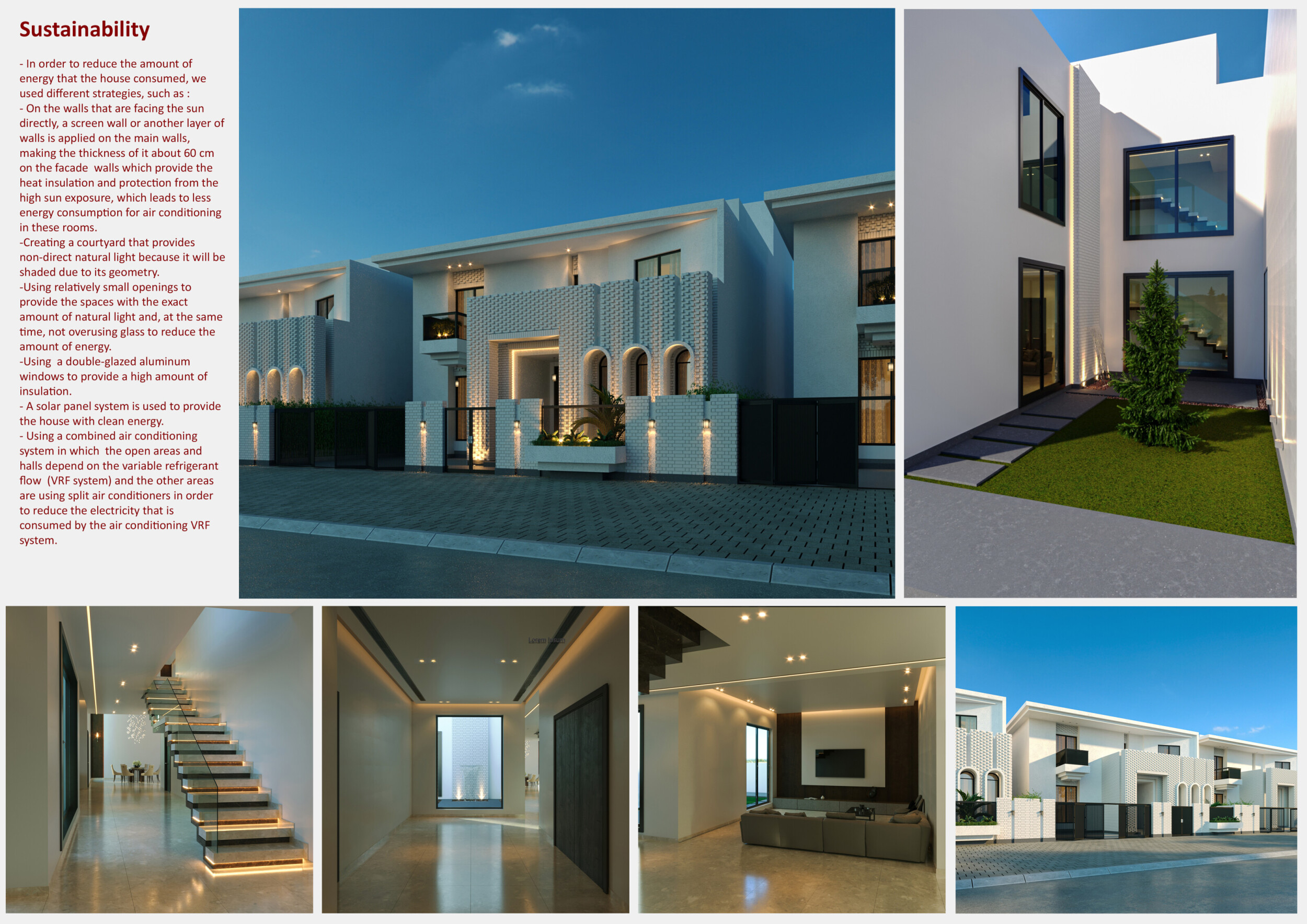 Architecture project // Dynamic Facade of Brick and Burdur Marble ...