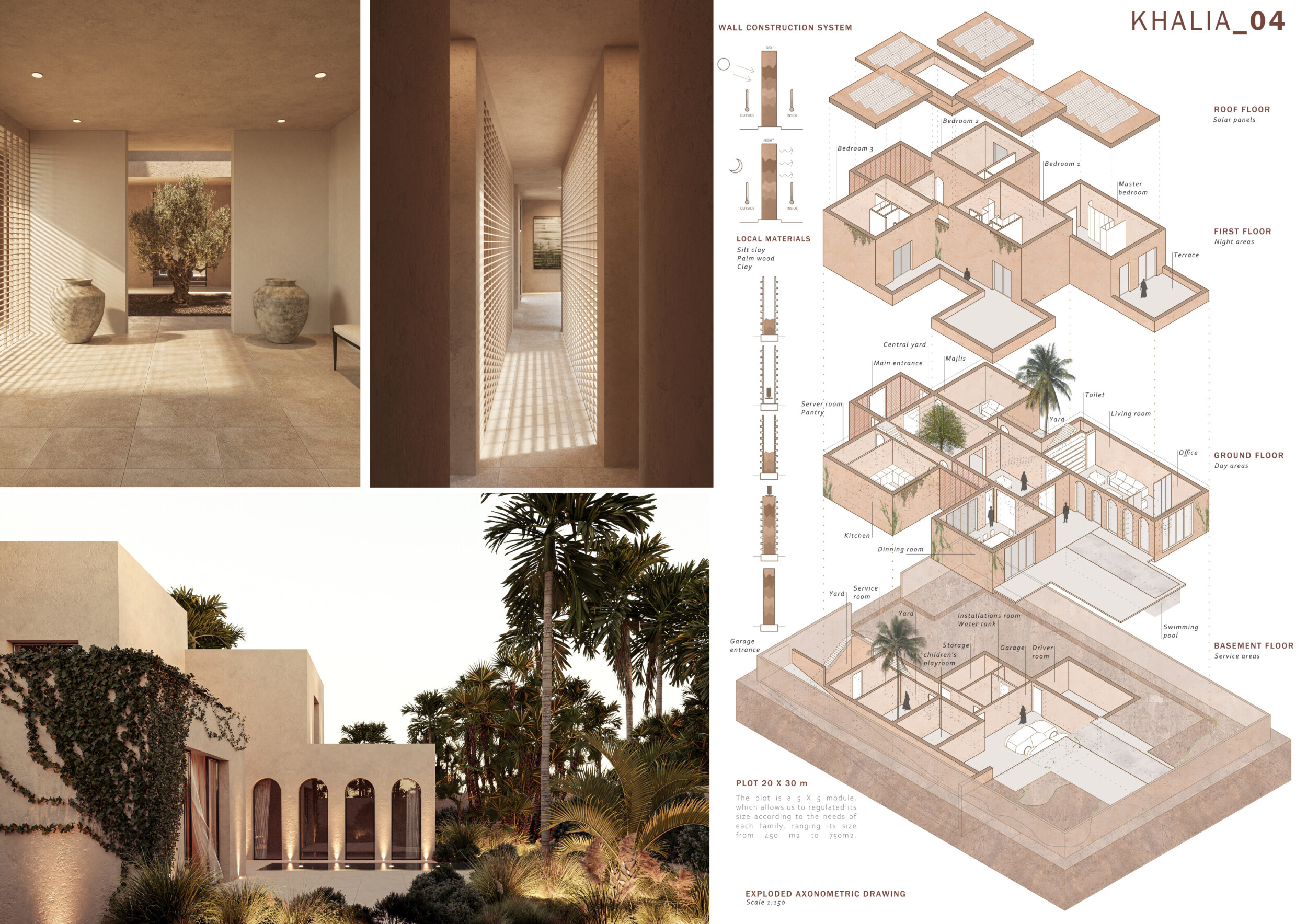 Architecture project // Modular Design with Local Clay and Cedar ...